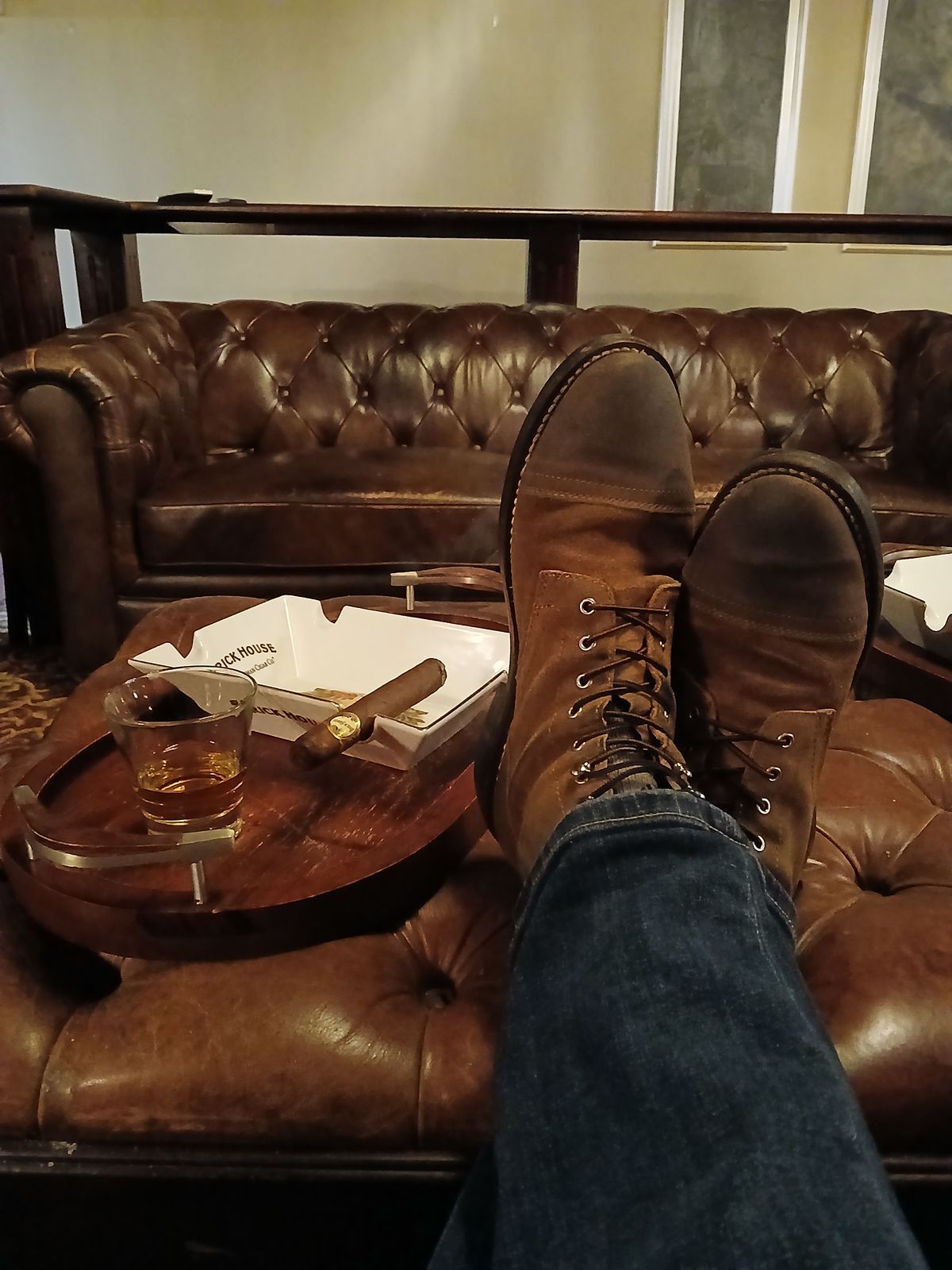Photo by kananaios on March 13, 2024 of the Thursday Captain in Safari WeatherSafe Suede.