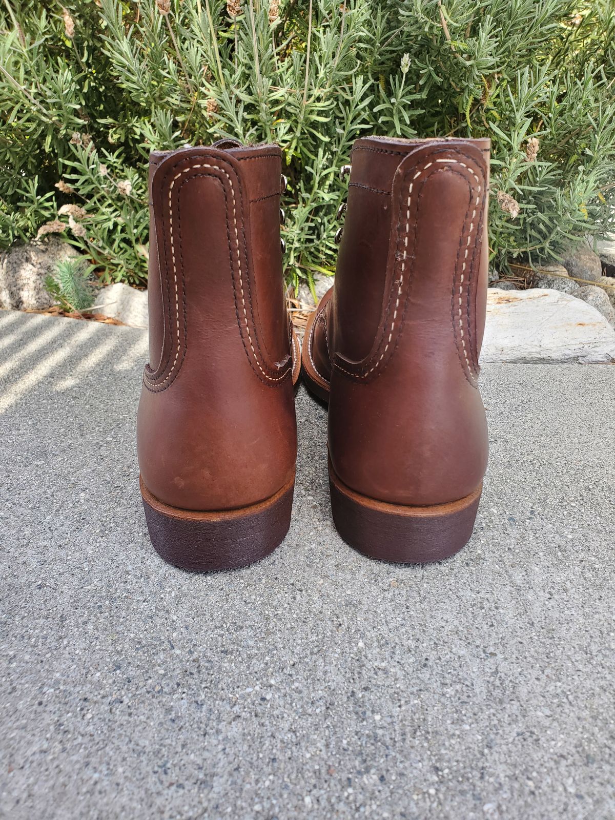 Photo by kananaios on November 4, 2023 of the Red Wing Iron Ranger in S.B. Foot Amber Harness.