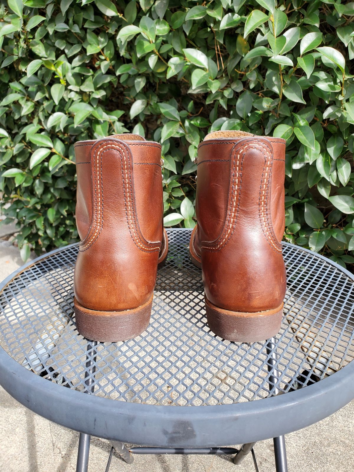 Photo by kananaios on February 3, 2024 of the Red Wing Iron Ranger in S.B. Foot Amber Harness.