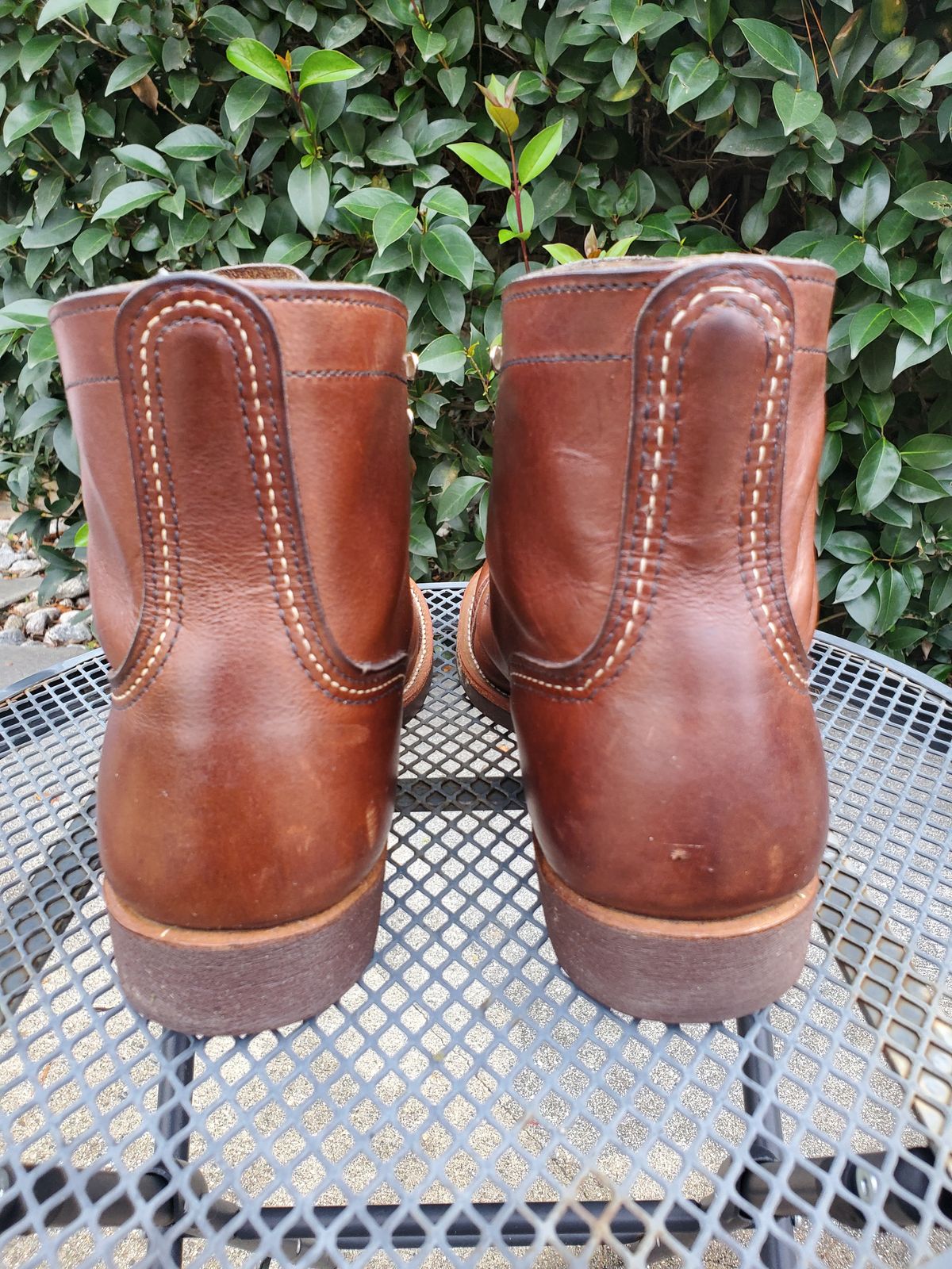 Photo by kananaios on March 3, 2024 of the Red Wing Iron Ranger in S.B. Foot Amber Harness.