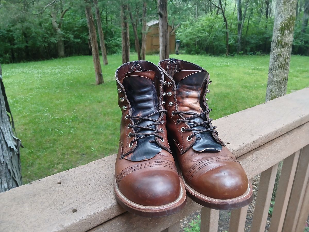 Photo by kananaios on May 18, 2024 of the Red Wing Iron Ranger in S.B. Foot Amber Harness.