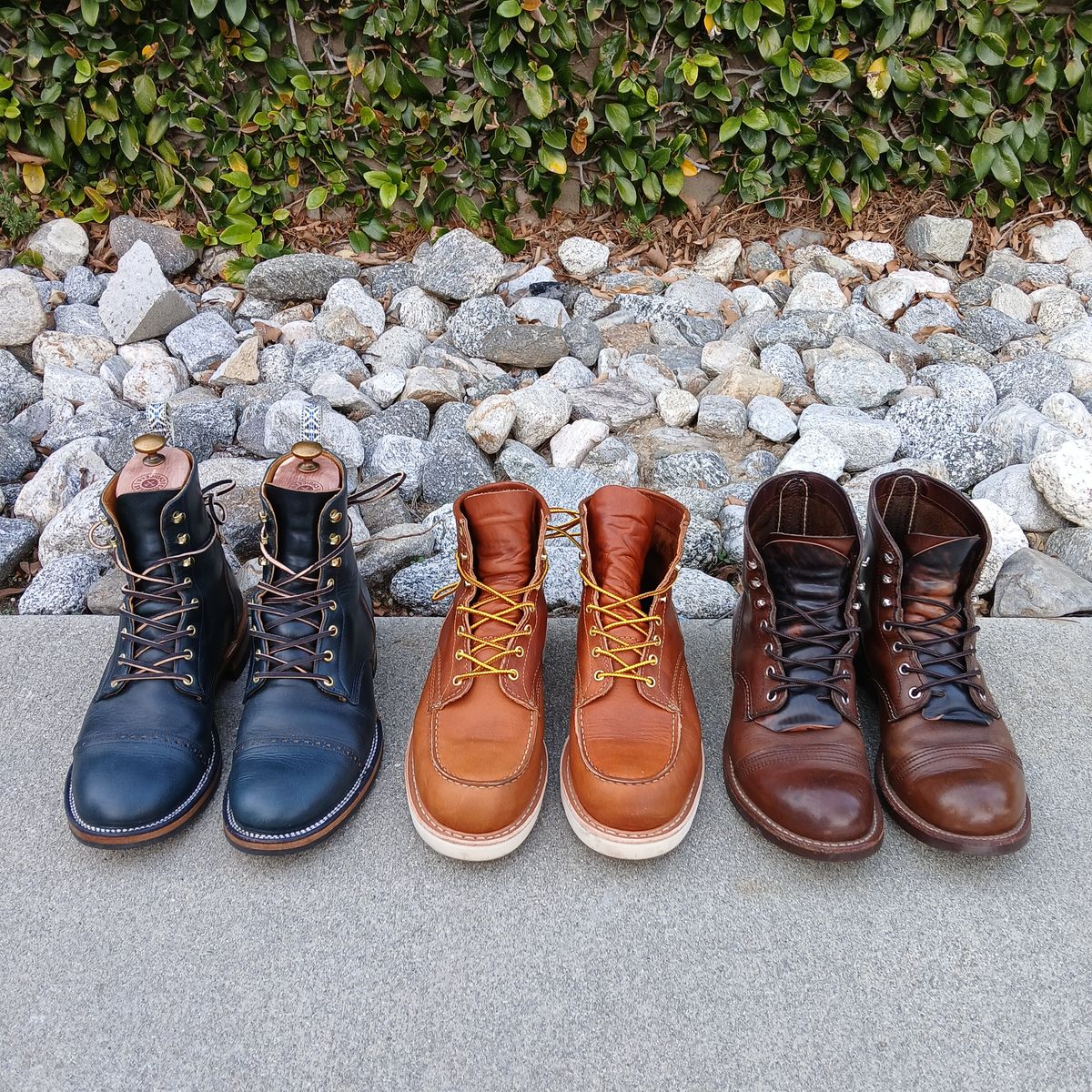 Photo by kananaios on February 17, 2025 of the Red Wing Iron Ranger in S.B. Foot Amber Harness.