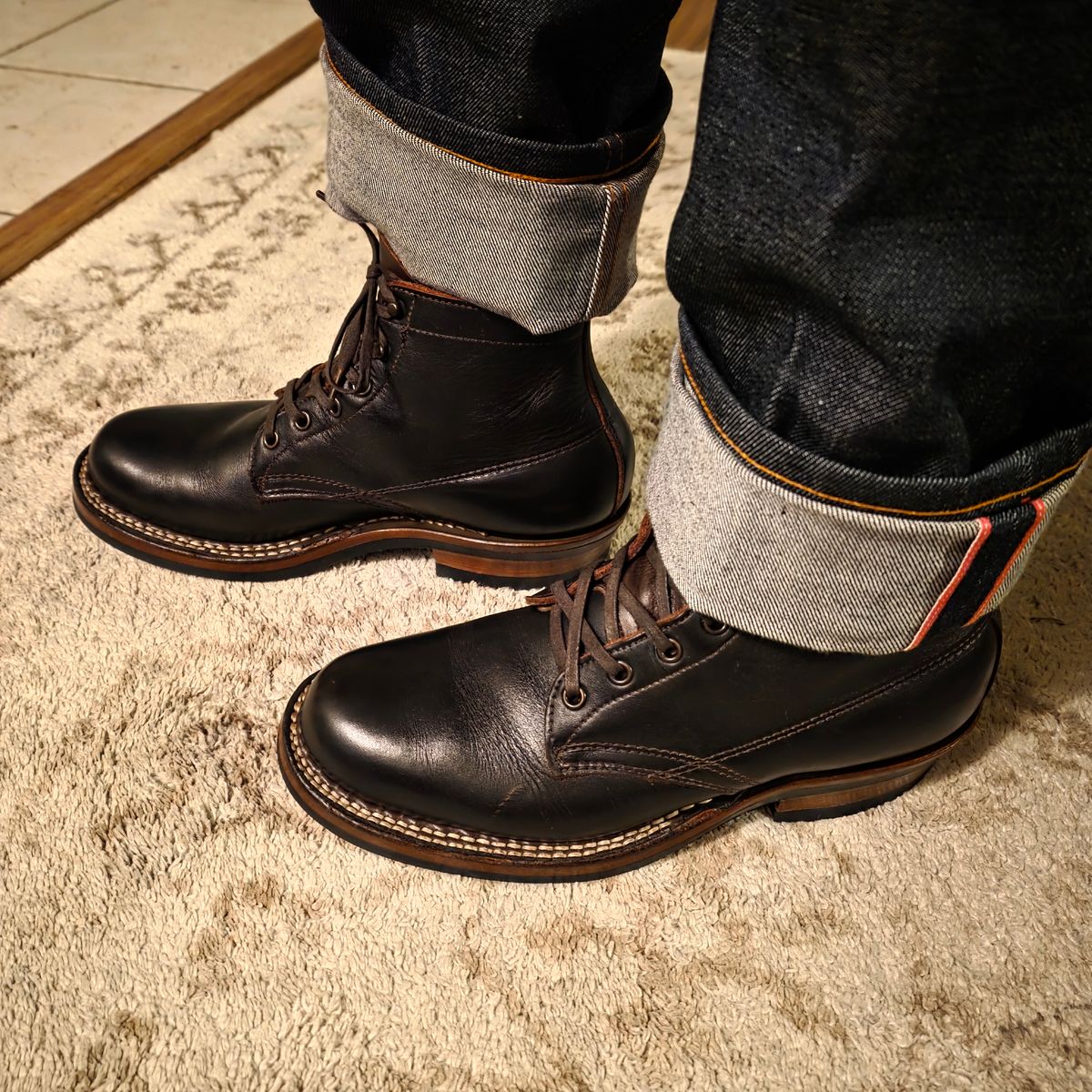 Photo by kananaios on January 9, 2026 of the White's Semi-Dress in Seidel Brown Dress.