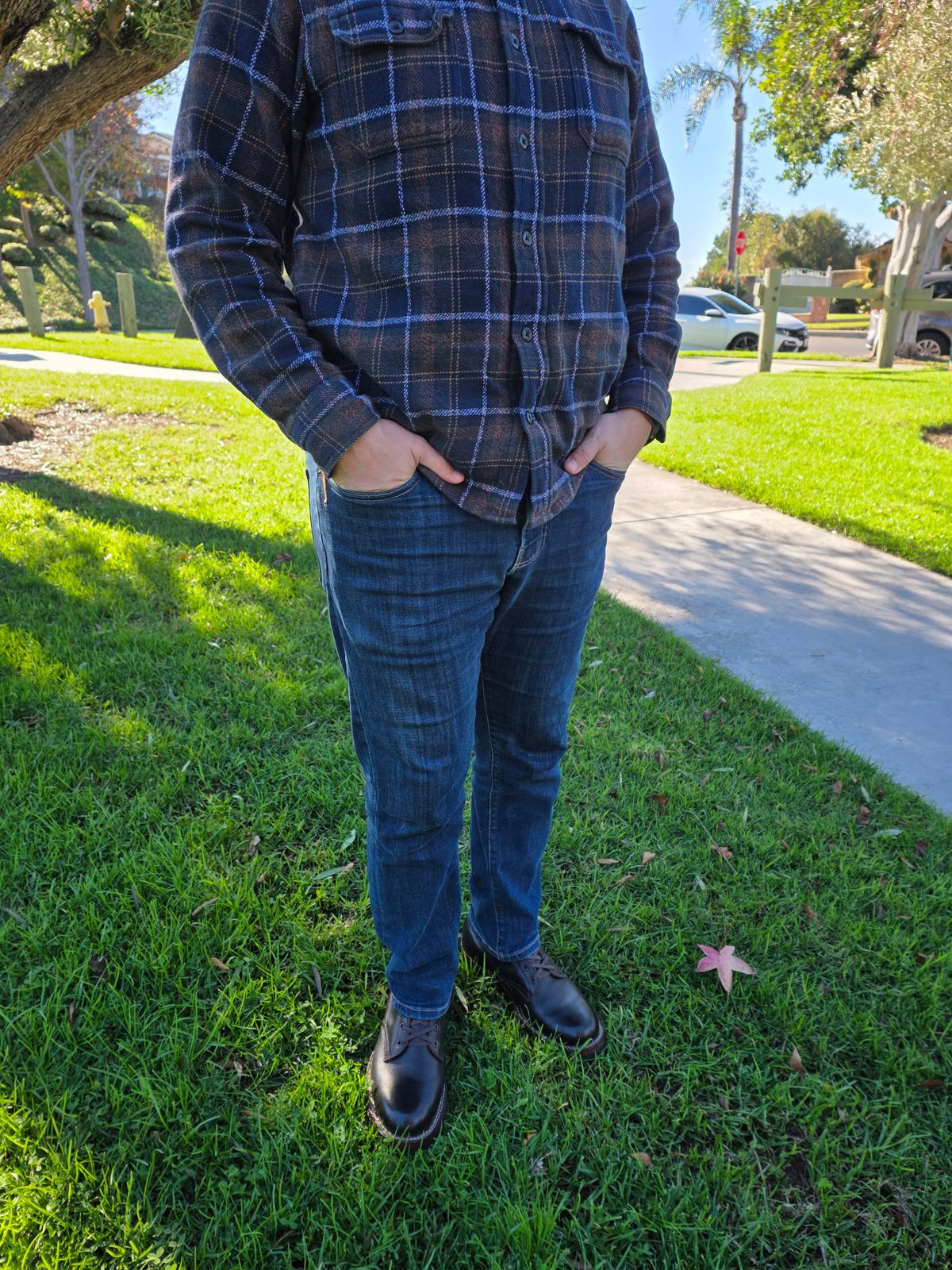 Photo by kananaios on January 9, 2026 of the White's Semi-Dress in Seidel Brown Dress.