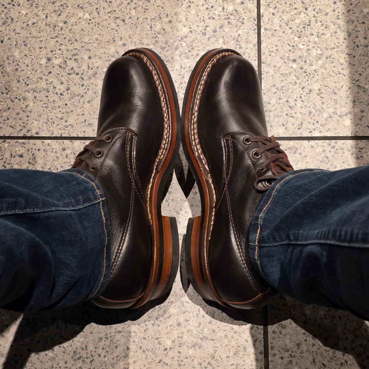 Photo by kananaios on January 9, 2026 of the White's Semi-Dress in Seidel Brown Dress.