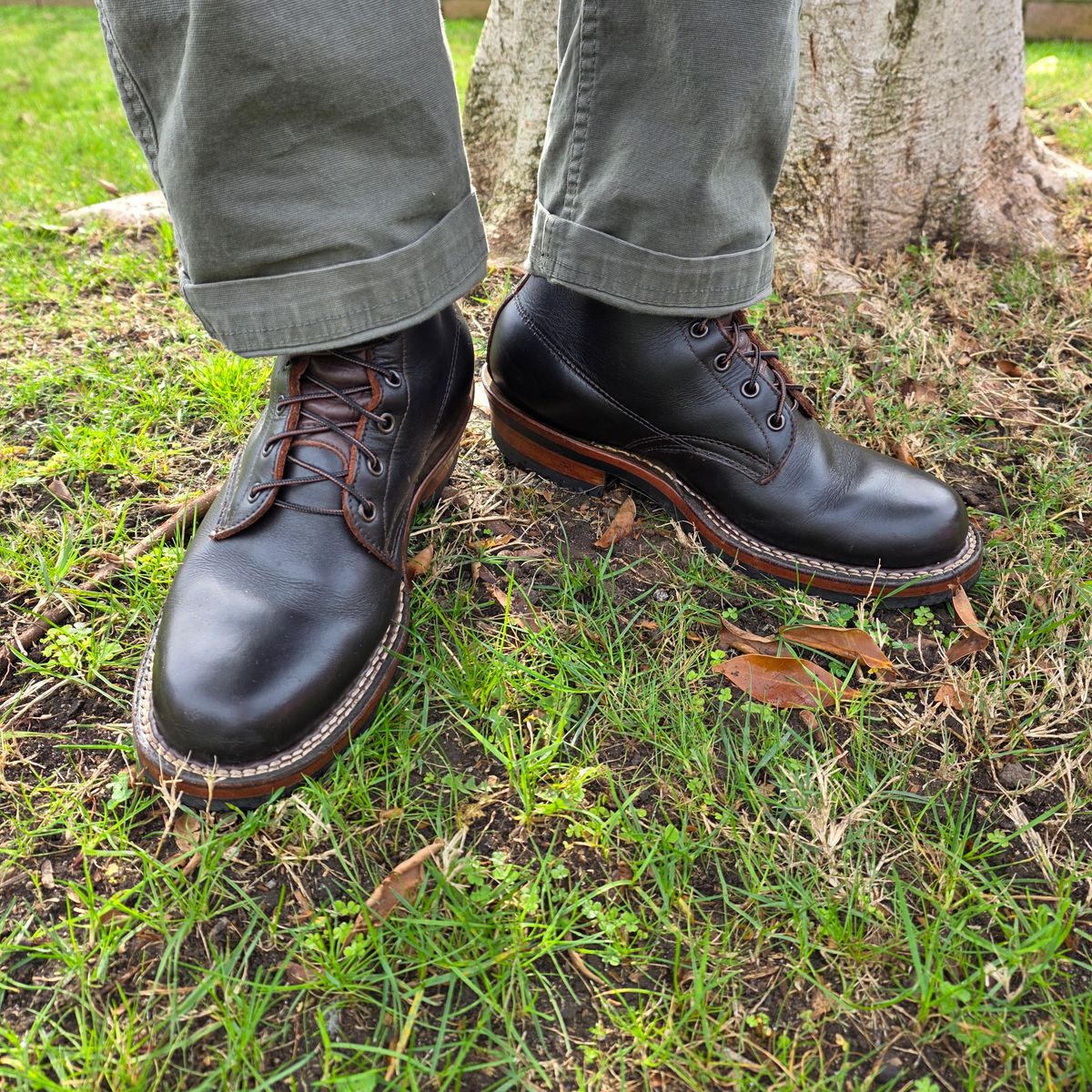 Photo by kananaios on January 25, 2026 of the White's Semi-Dress in Seidel Brown Dress.