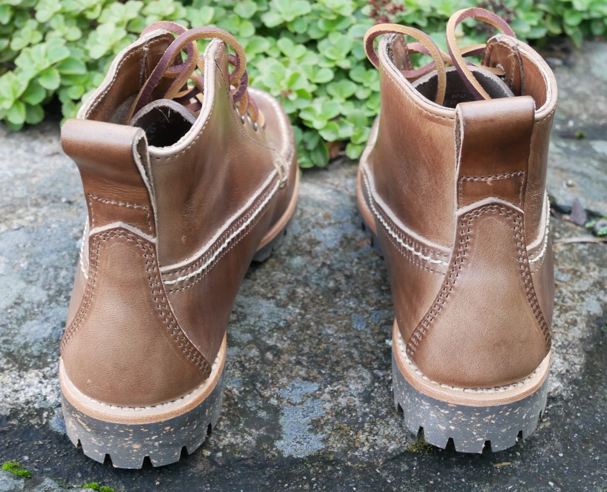 Photo by up2in2 on October 1, 2023 of the Oak Street Bootmakers Camp Boot in Horween Natural Chromexcel.