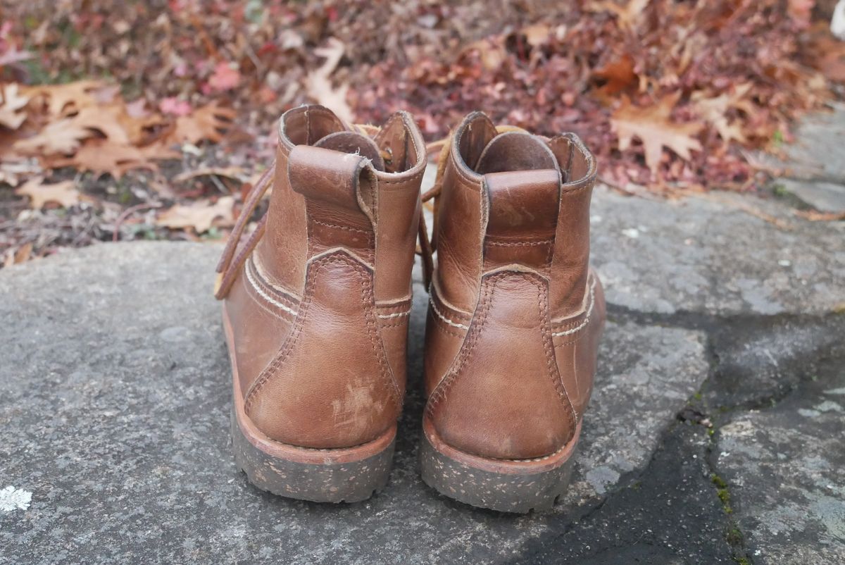 Photo by up2in2 on December 4, 2023 of the Oak Street Bootmakers Camp Boot in Horween Natural Chromexcel.