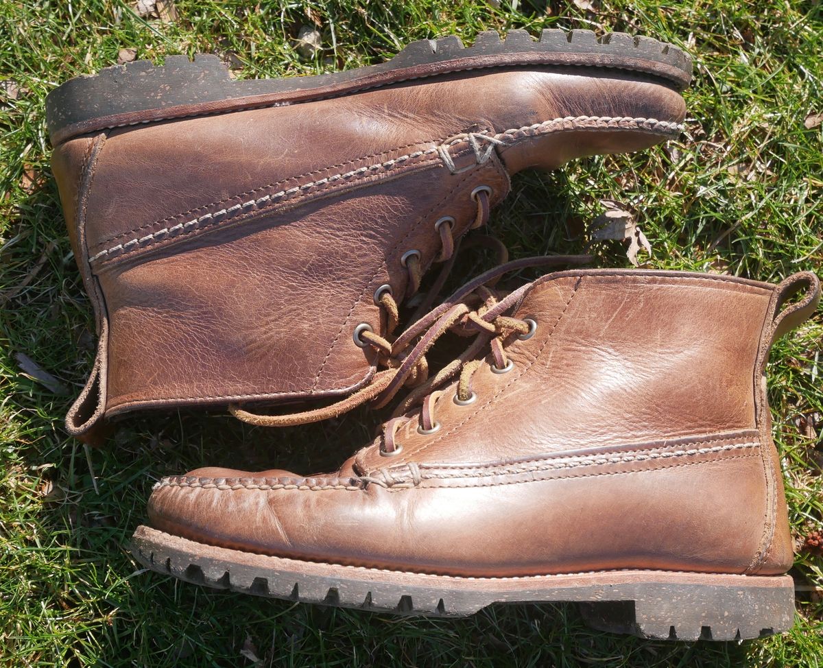 Photo by up2in2 on February 5, 2024 of the Oak Street Bootmakers Camp Boot in Horween Natural Chromexcel.