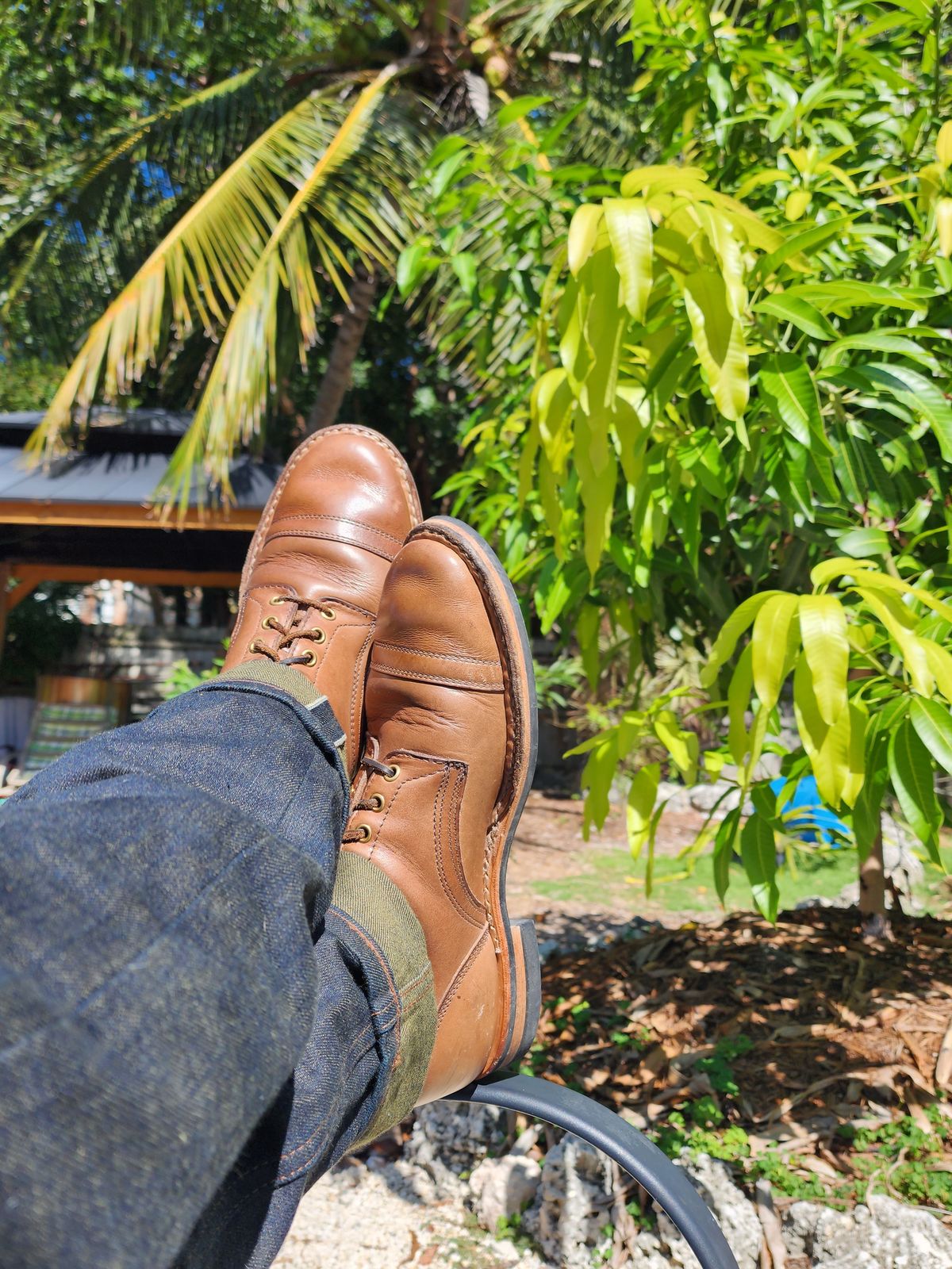 Photo by Capt305 on November 1, 2022 of the White's MP-M1TC in Horween Natural Chromexcel.