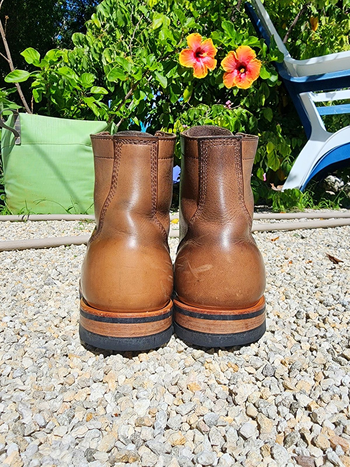 Photo by Capt305 on November 1, 2022 of the White's MP-M1TC in Horween Natural Chromexcel.