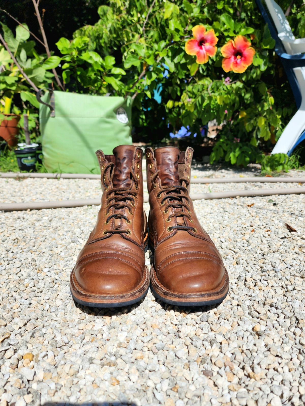 Photo by Capt305 on November 1, 2022 of the White's MP-M1TC in Horween Natural Chromexcel.