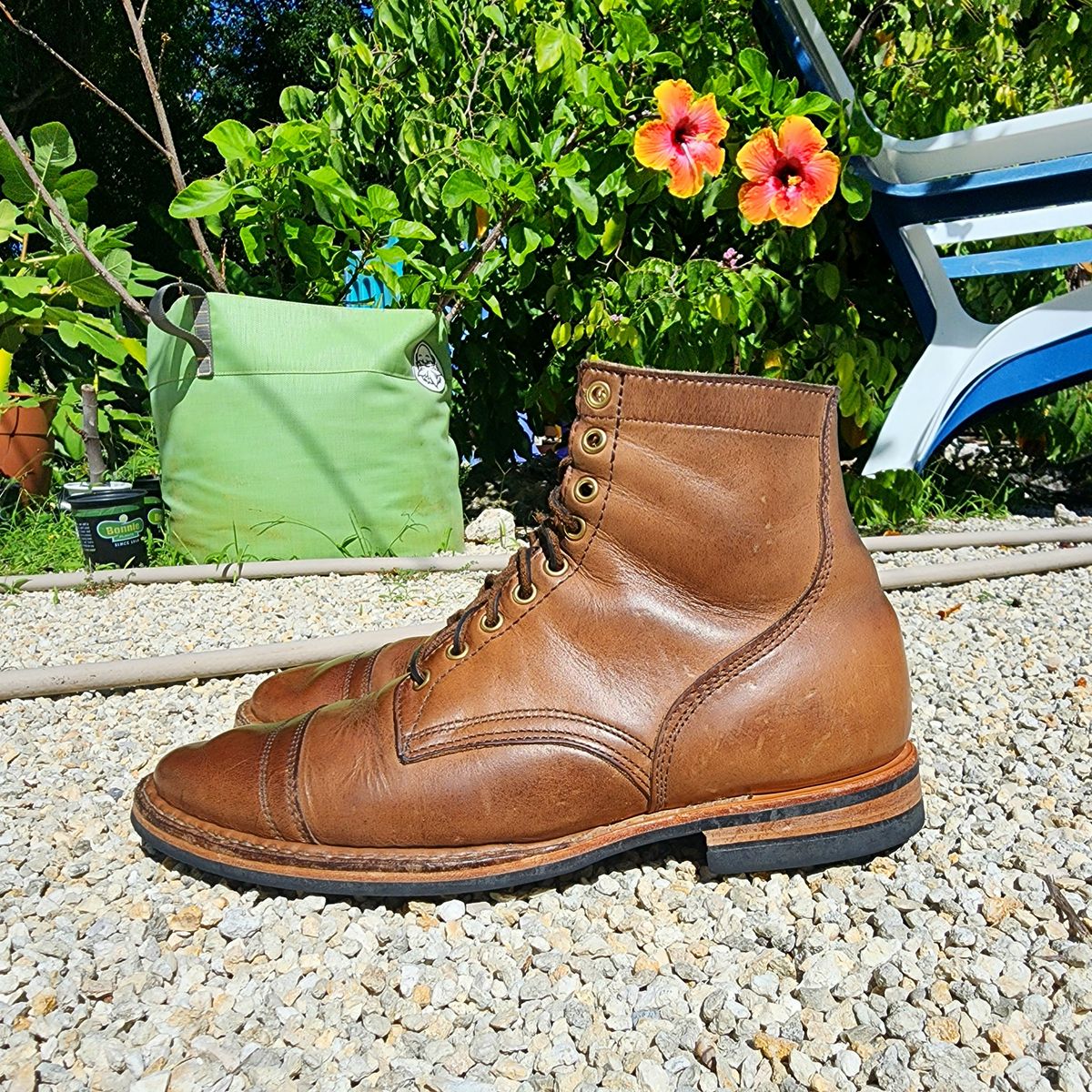 Photo by Capt305 on November 1, 2022 of the White's MP-M1TC in Horween Natural Chromexcel.