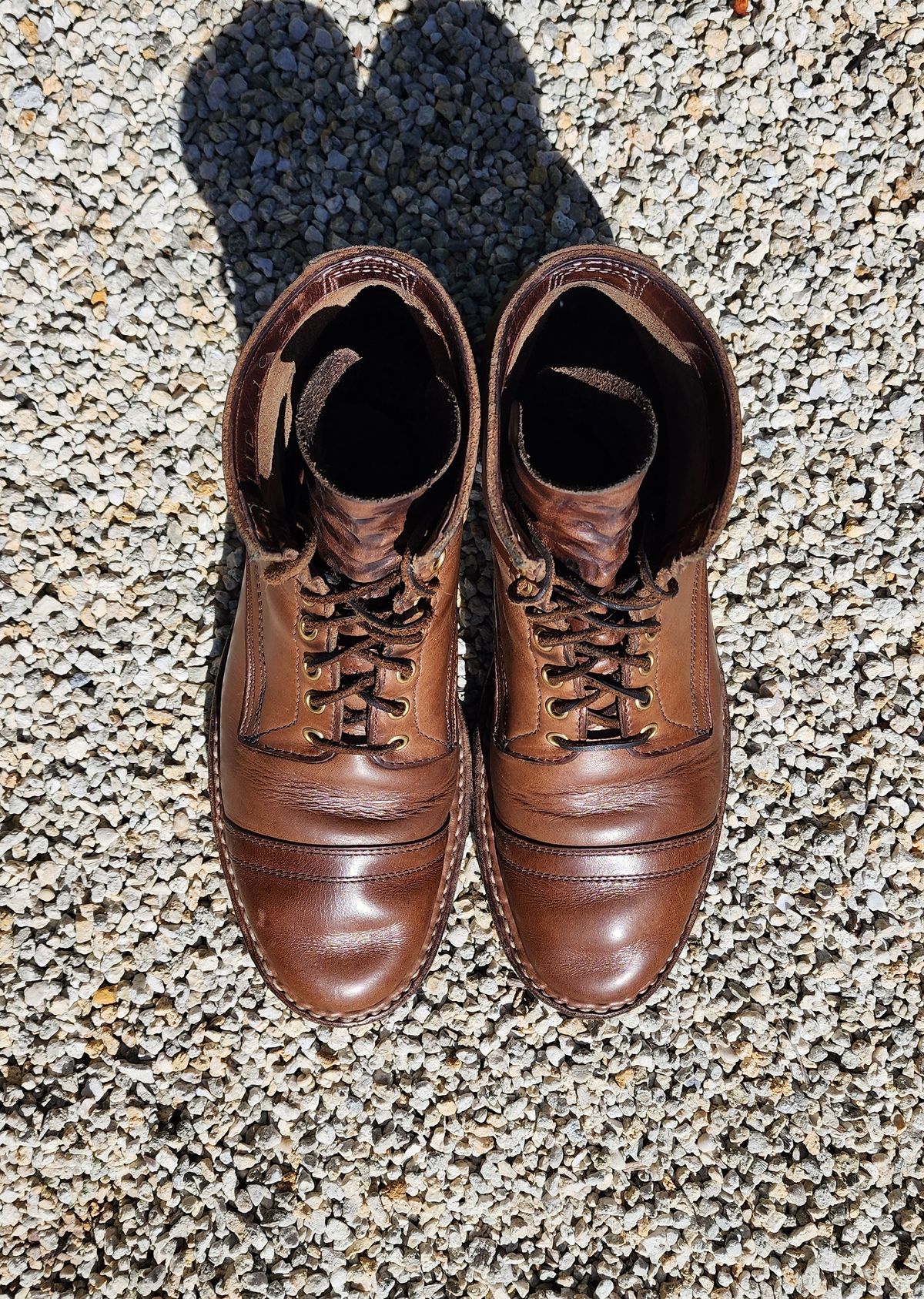 Photo by Capt305 on November 1, 2022 of the White's MP-M1TC in Horween Natural Chromexcel.