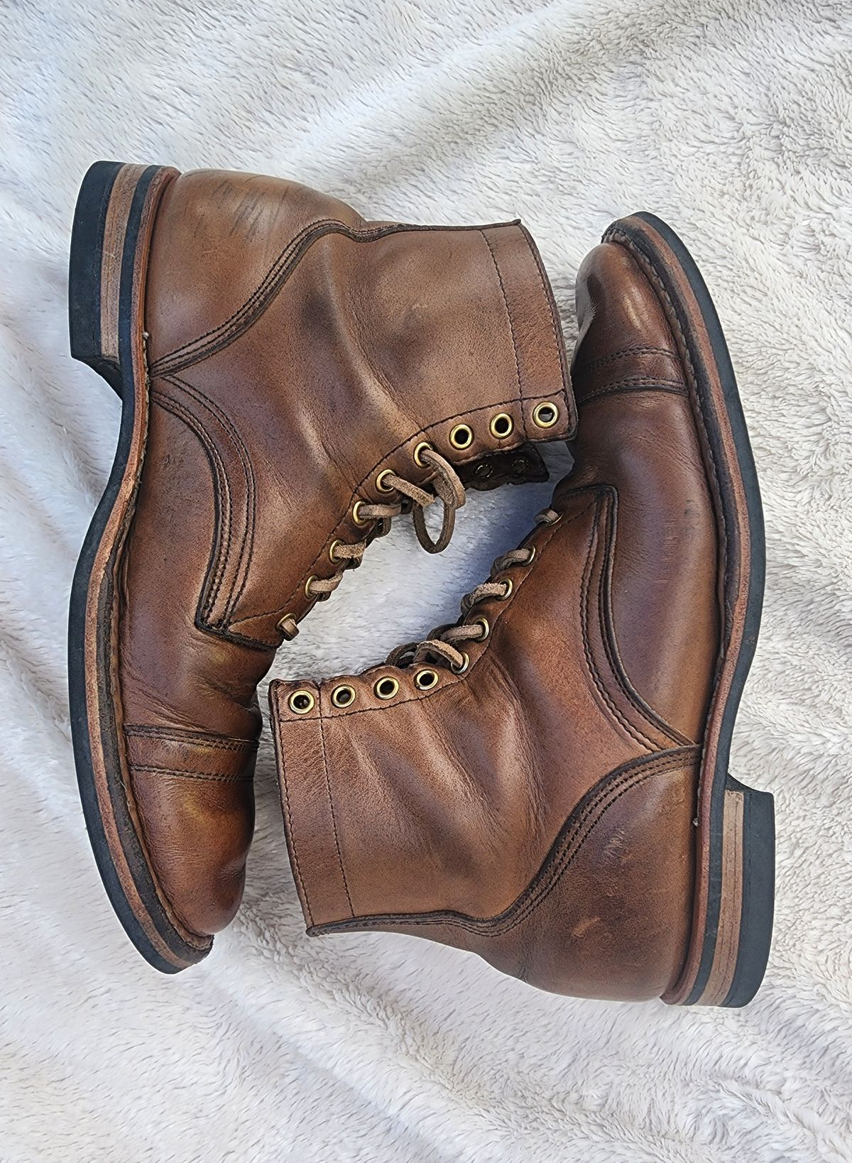 Photo by Capt305 on December 2, 2022 of the White's MP-M1TC in Horween Natural Chromexcel.