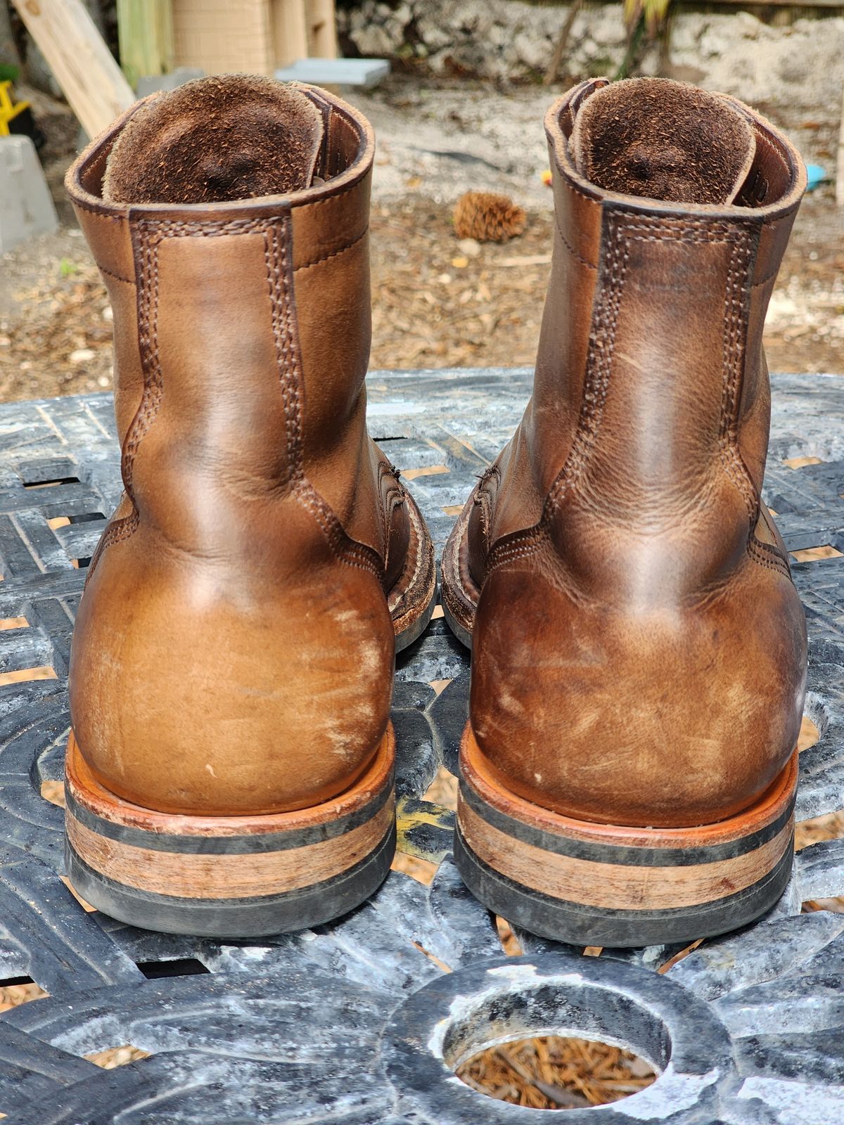 Photo by Capt305 on January 4, 2023 of the White's MP-M1TC in Horween Natural Chromexcel.