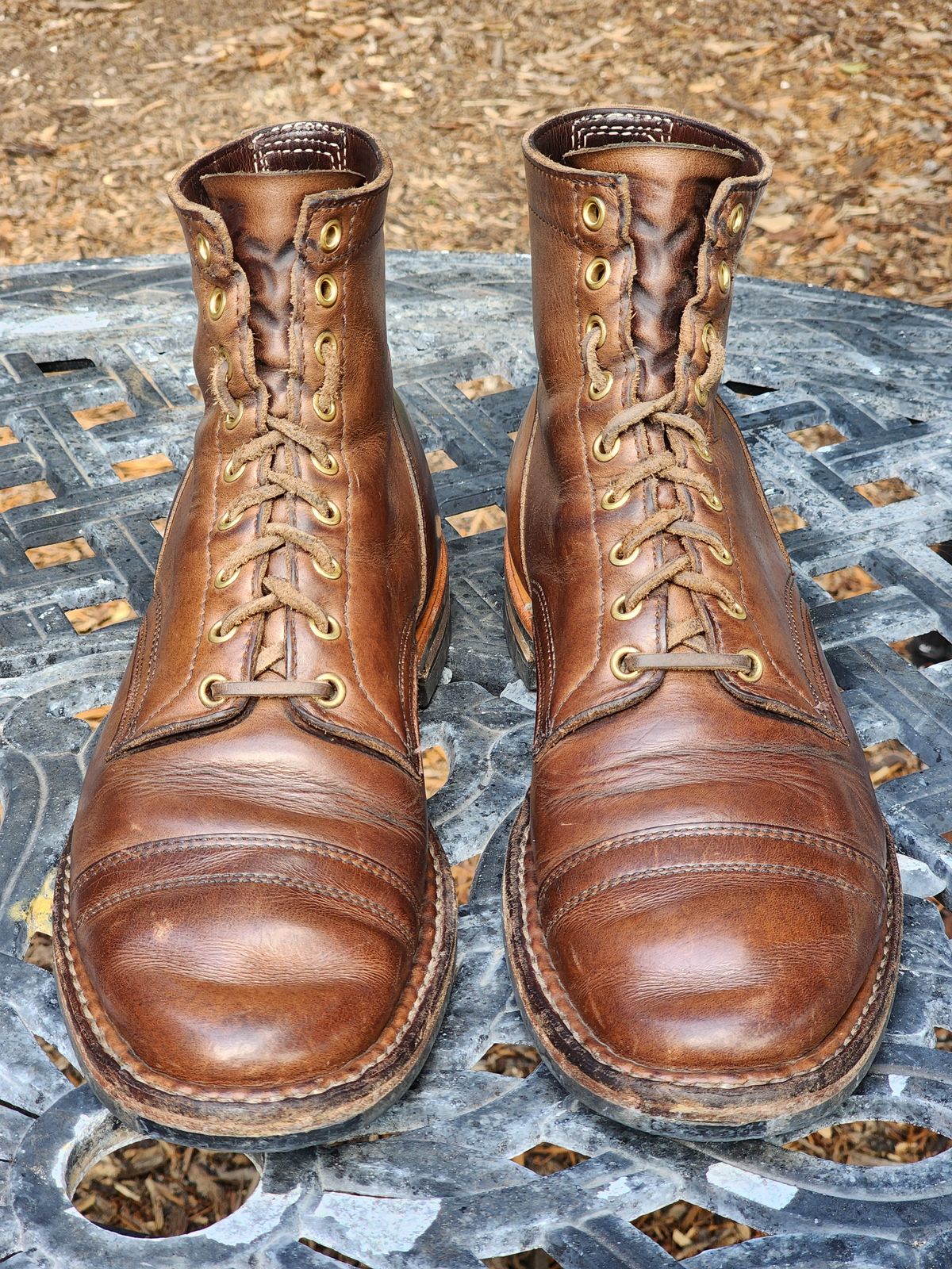 Photo by Capt305 on January 4, 2023 of the White's MP-M1TC in Horween Natural Chromexcel.