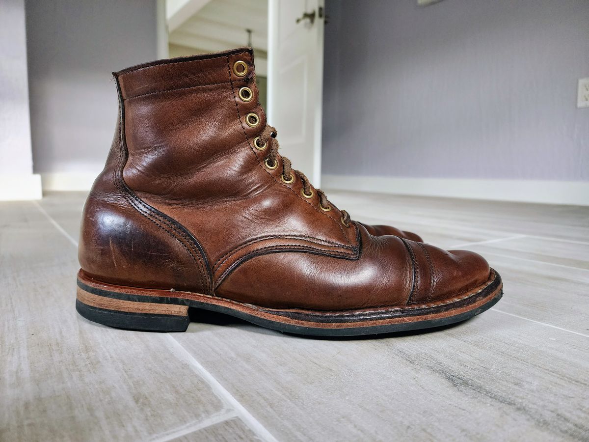 Photo by Capt305 on March 5, 2023 of the White's MP-M1TC in Horween Natural Chromexcel.