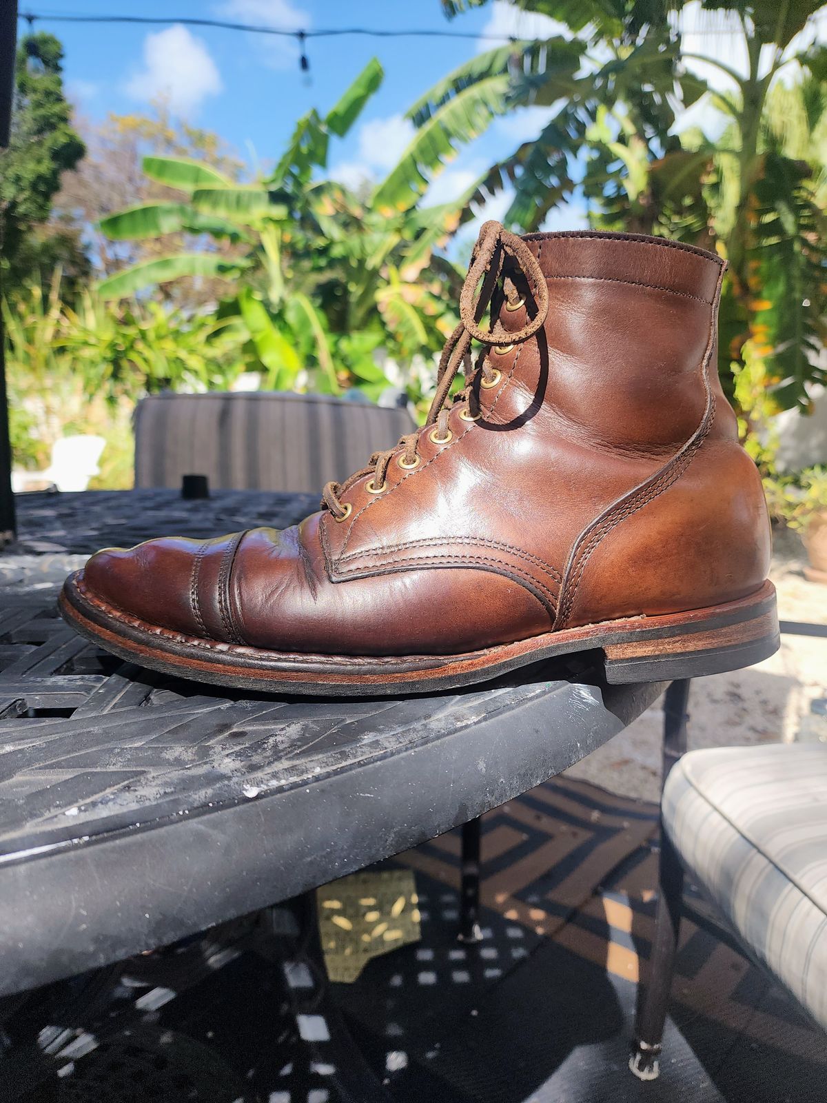 Photo by Capt305 on April 1, 2023 of the White's MP-M1TC in Horween Natural Chromexcel.