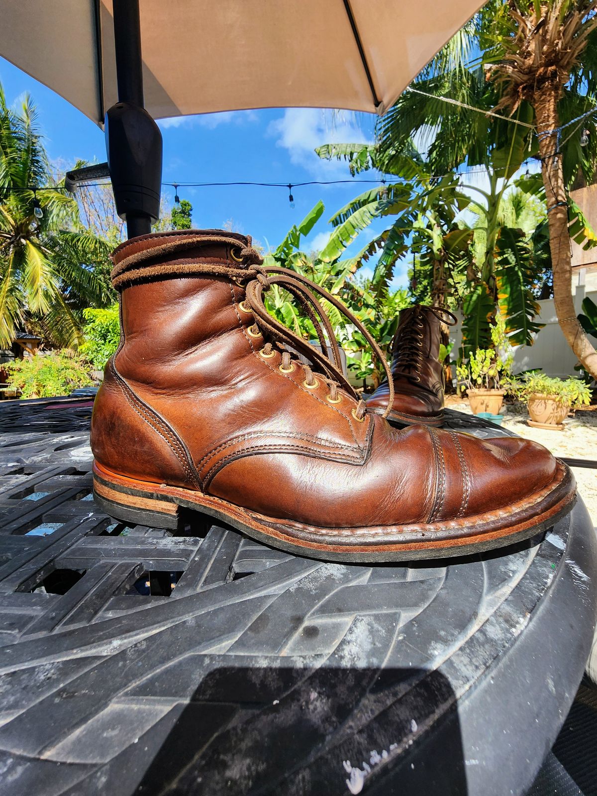 Photo by Capt305 on April 1, 2023 of the White's MP-M1TC in Horween Natural Chromexcel.