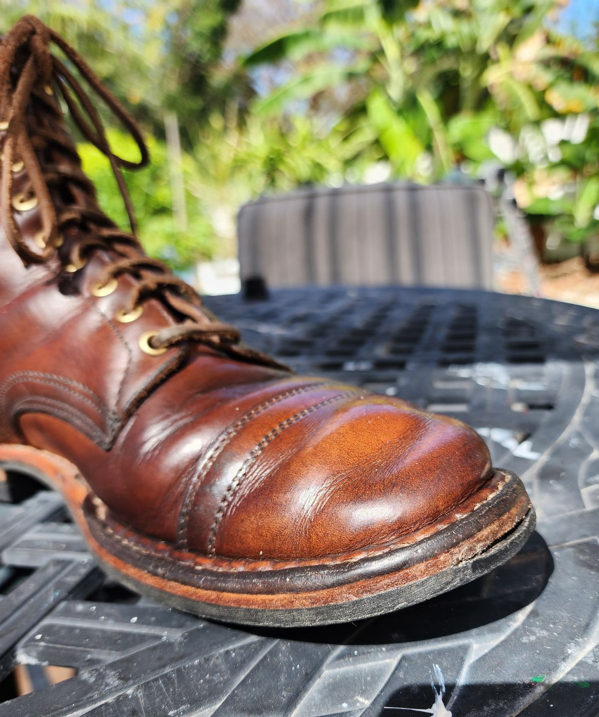 Photo by Capt305 on April 1, 2023 of the White's MP-M1TC in Horween Natural Chromexcel.