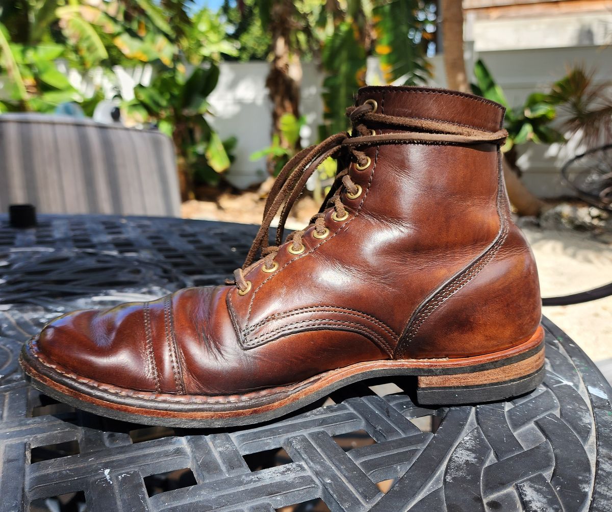 Photo by Capt305 on April 1, 2023 of the White's MP-M1TC in Horween Natural Chromexcel.