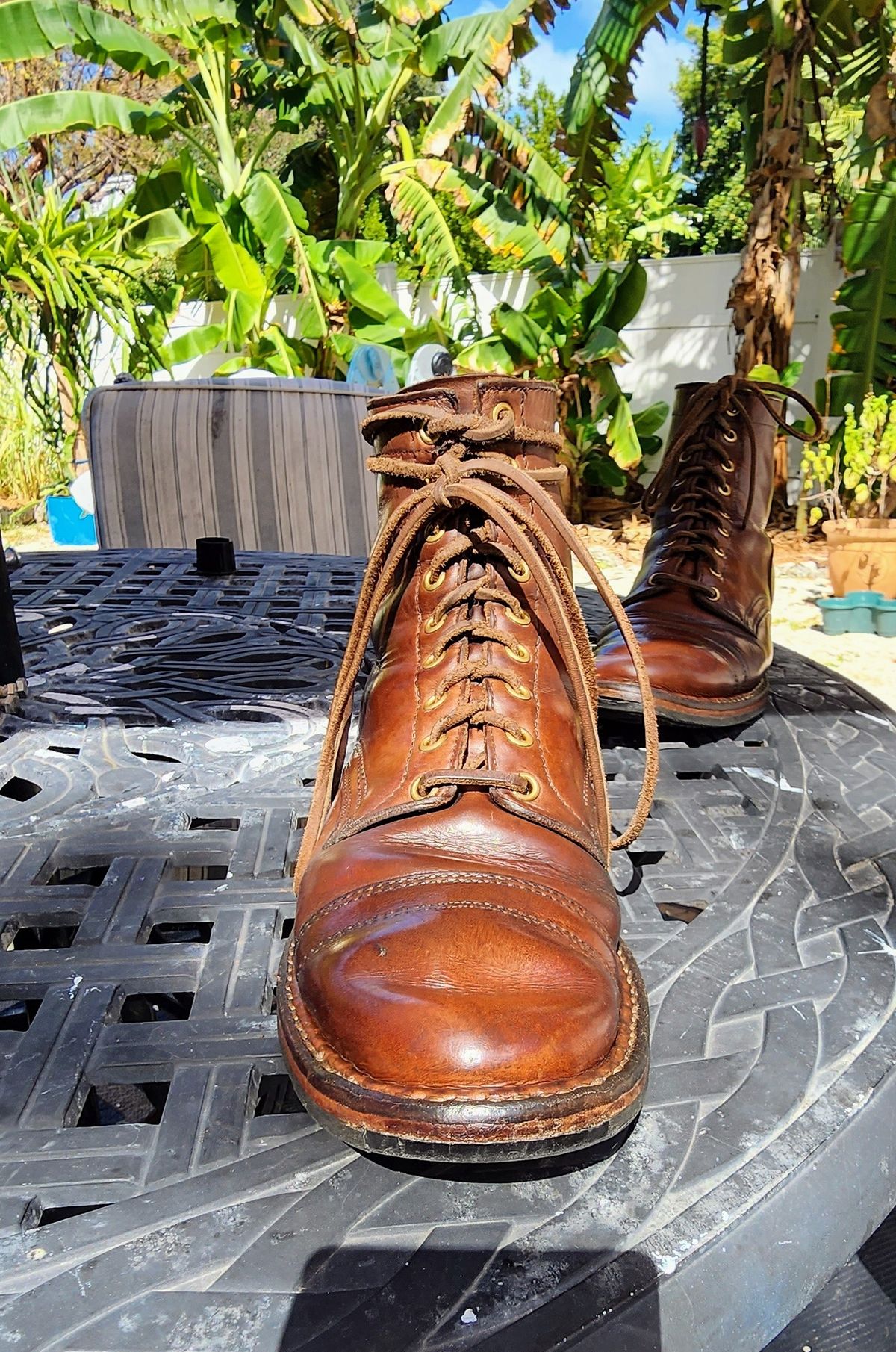 Photo by Capt305 on April 1, 2023 of the White's MP-M1TC in Horween Natural Chromexcel.