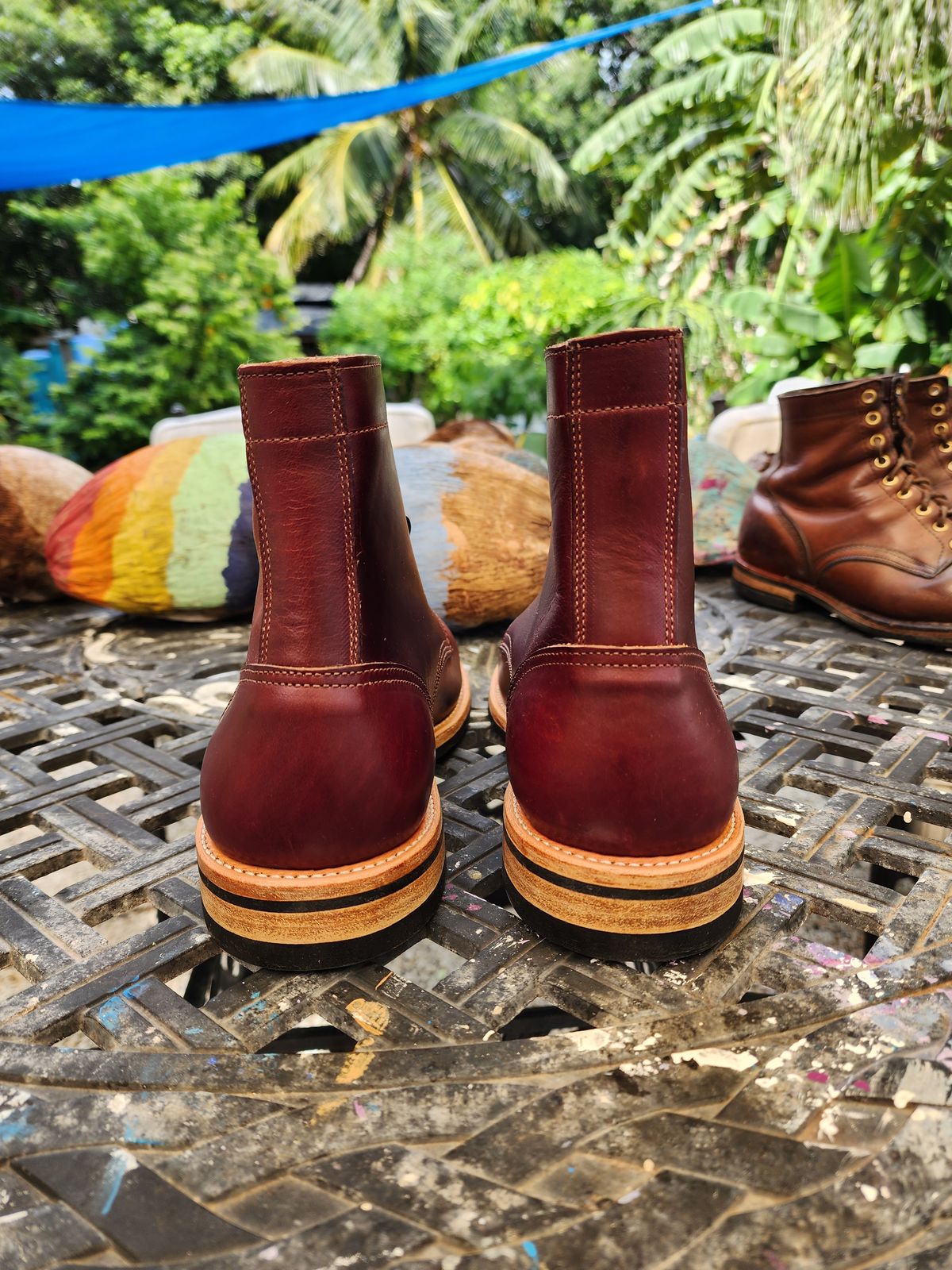 Photo by Capt305 on October 1, 2023 of the Oak Street Bootmakers Trench Boot in Horween Color 8 Chromexcel.