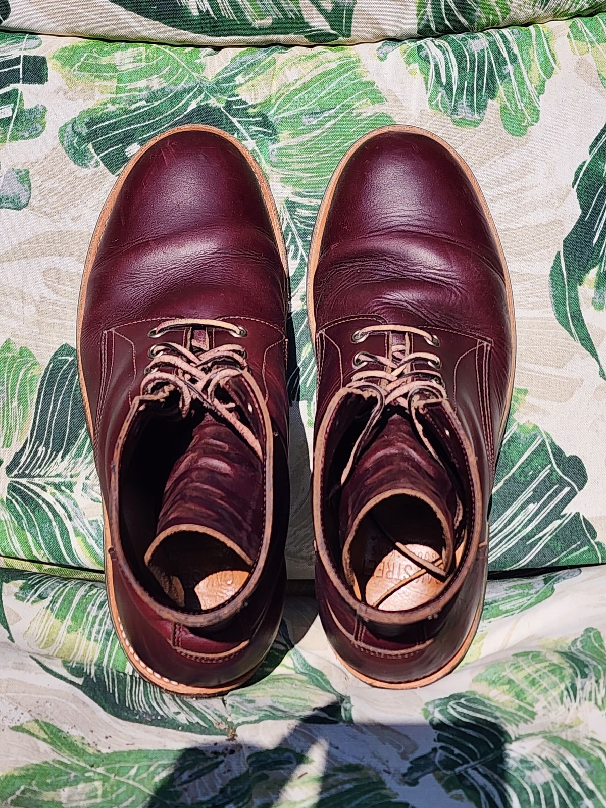 Photo by Capt305 on December 3, 2023 of the Oak Street Bootmakers Trench Boot in Horween Color 8 Chromexcel.
