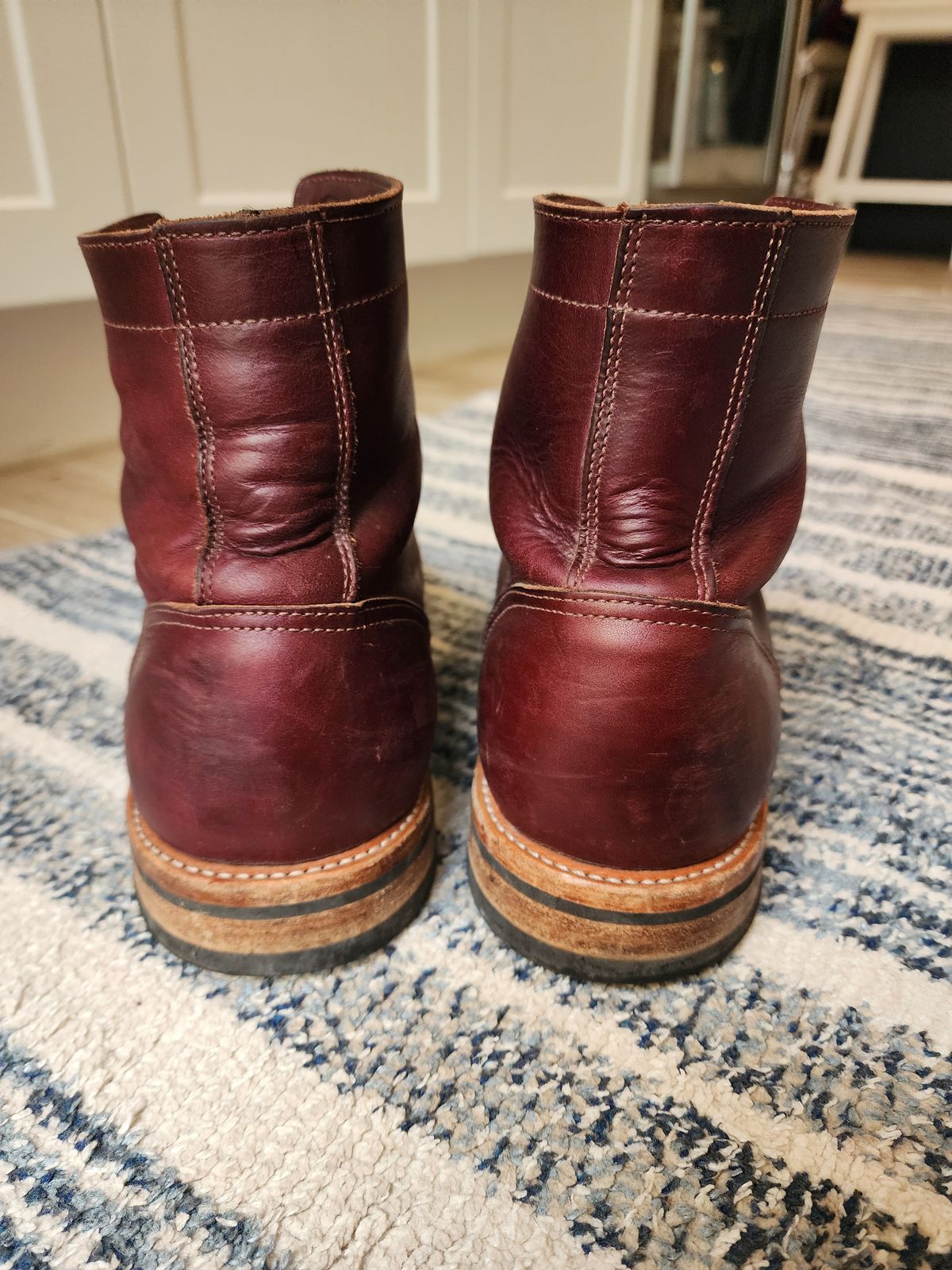 Photo by Capt305 on February 5, 2024 of the Oak Street Bootmakers Trench Boot in Horween Color 8 Chromexcel.