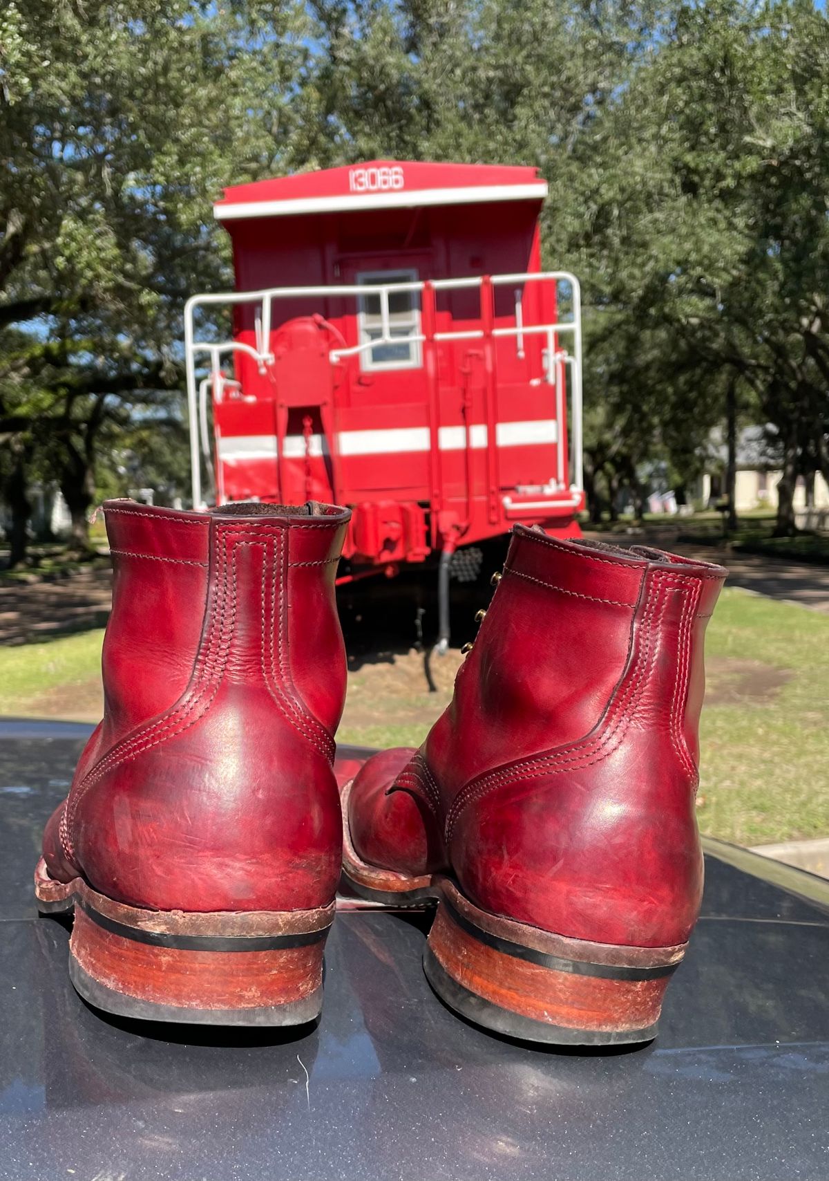 Photo by Nuc on November 2, 2025 of the Nicks MTO in Wickett & Craig Crimson Double Stuffed.