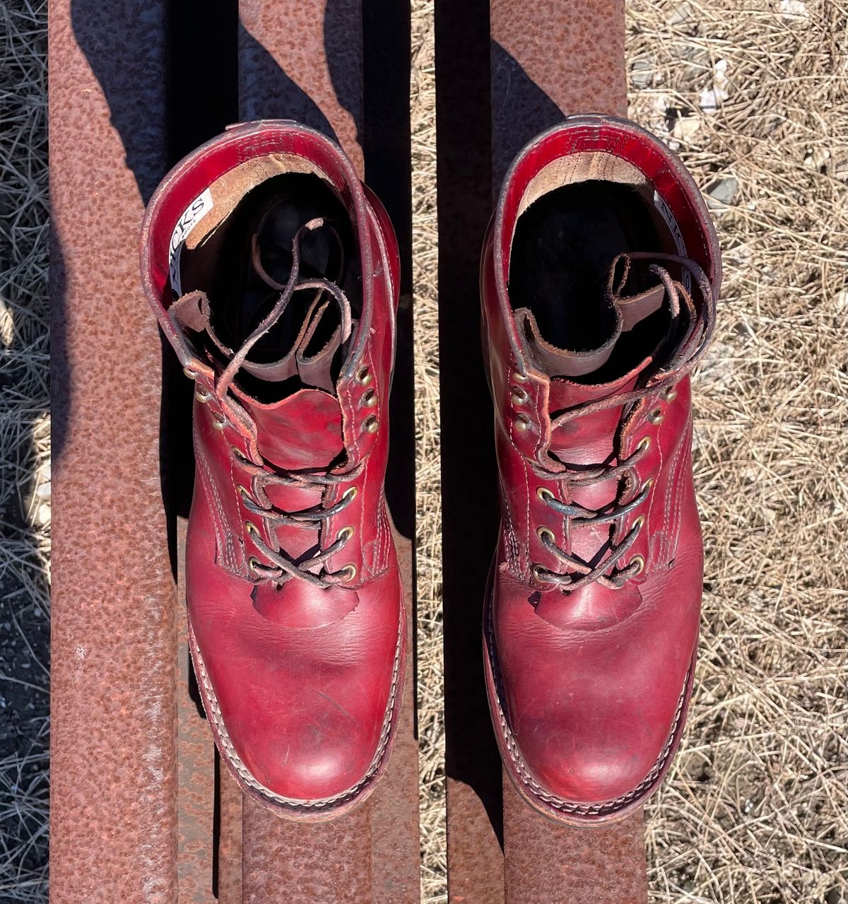 Photo by Nuc on November 2, 2025 of the Nicks MTO in Wickett & Craig Crimson Double Stuffed.