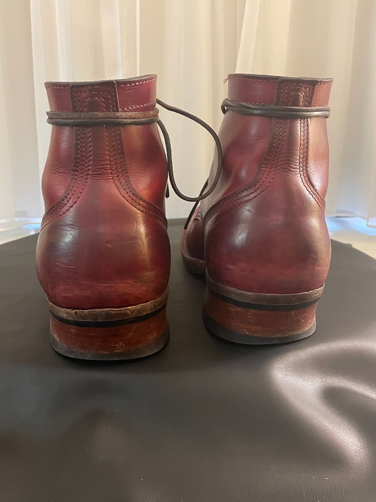 Photo by Nuc on December 2, 2025 of the Nicks MTO in Wickett & Craig Crimson Double Stuffed.