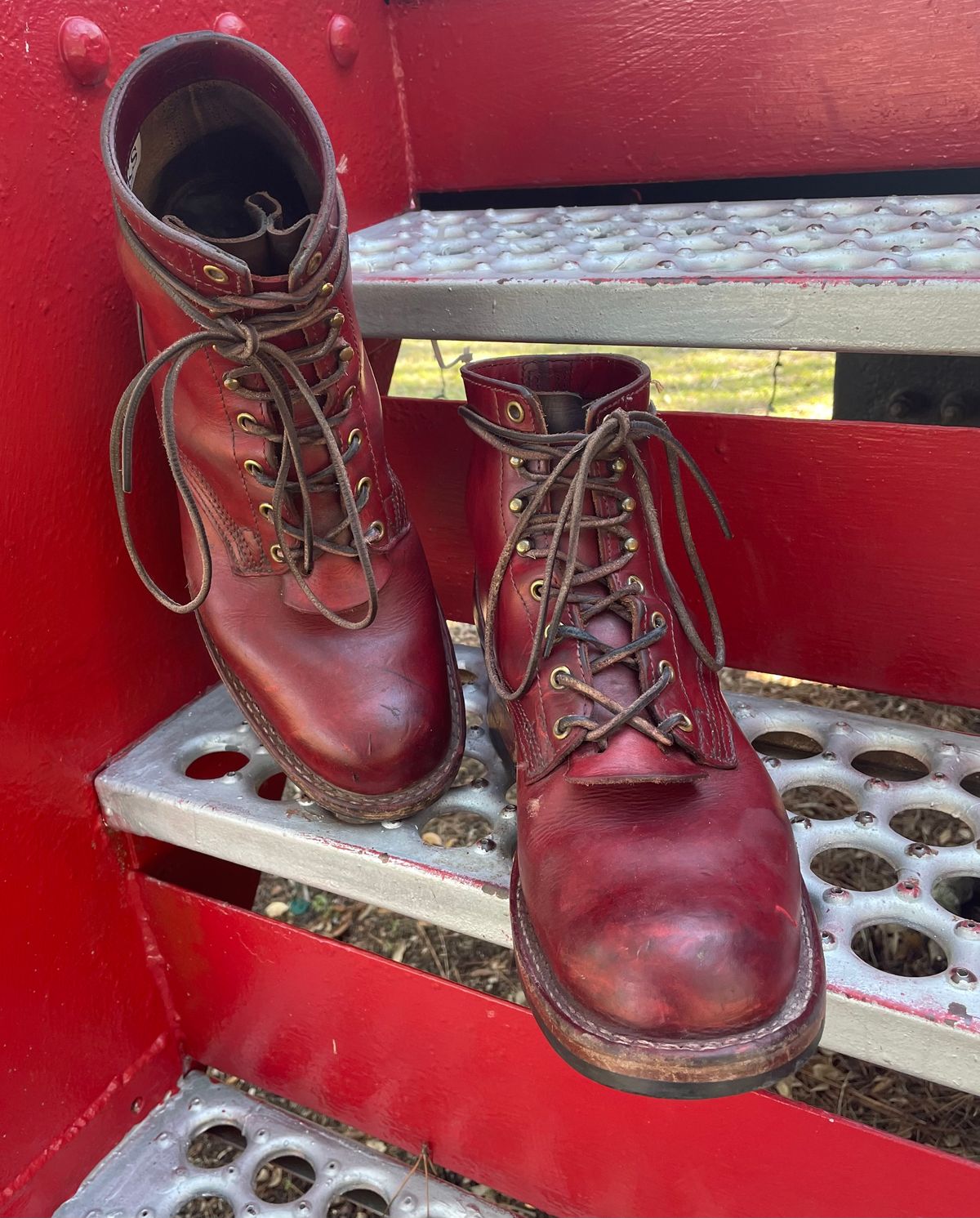 Photo by Nuc on February 4, 2026 of the Nicks MTO in Wickett & Craig Crimson Double Stuffed.