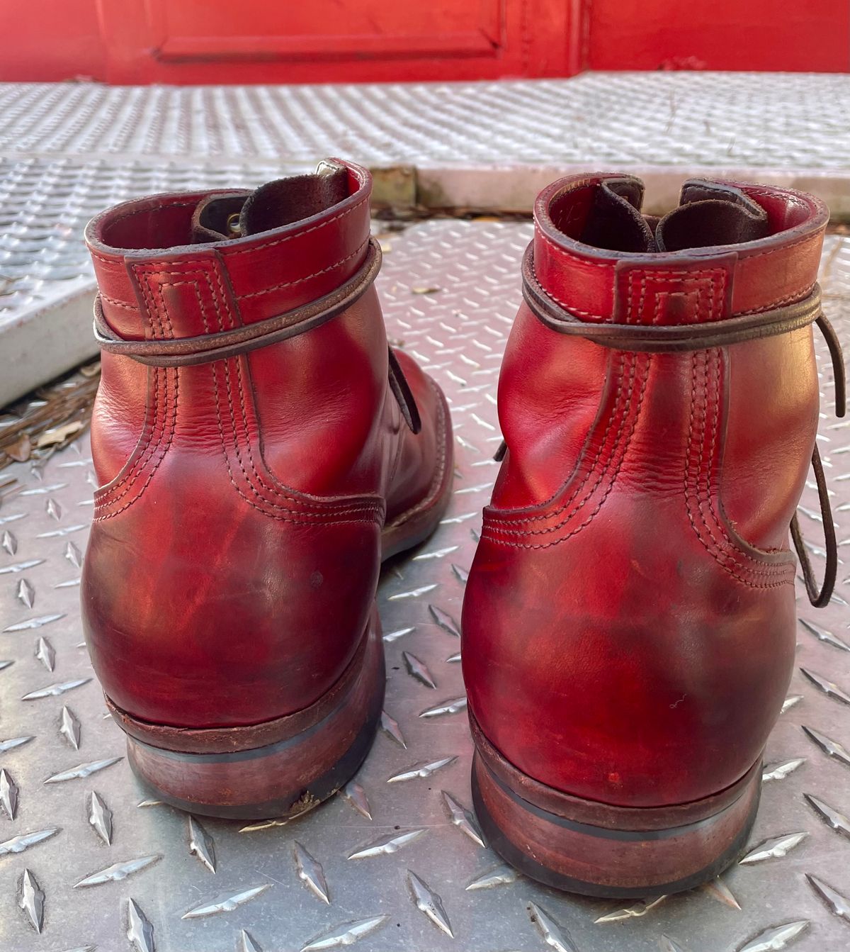 Photo by Nuc on February 4, 2026 of the Nicks MTO in Wickett & Craig Crimson Double Stuffed.