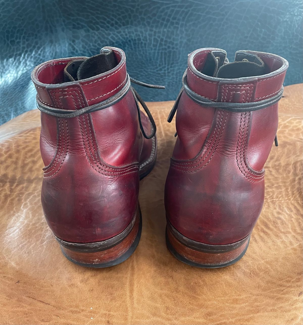 Photo by Nuc on March 5, 2026 of the Nicks MTO in Wickett & Craig Crimson Double Stuffed.