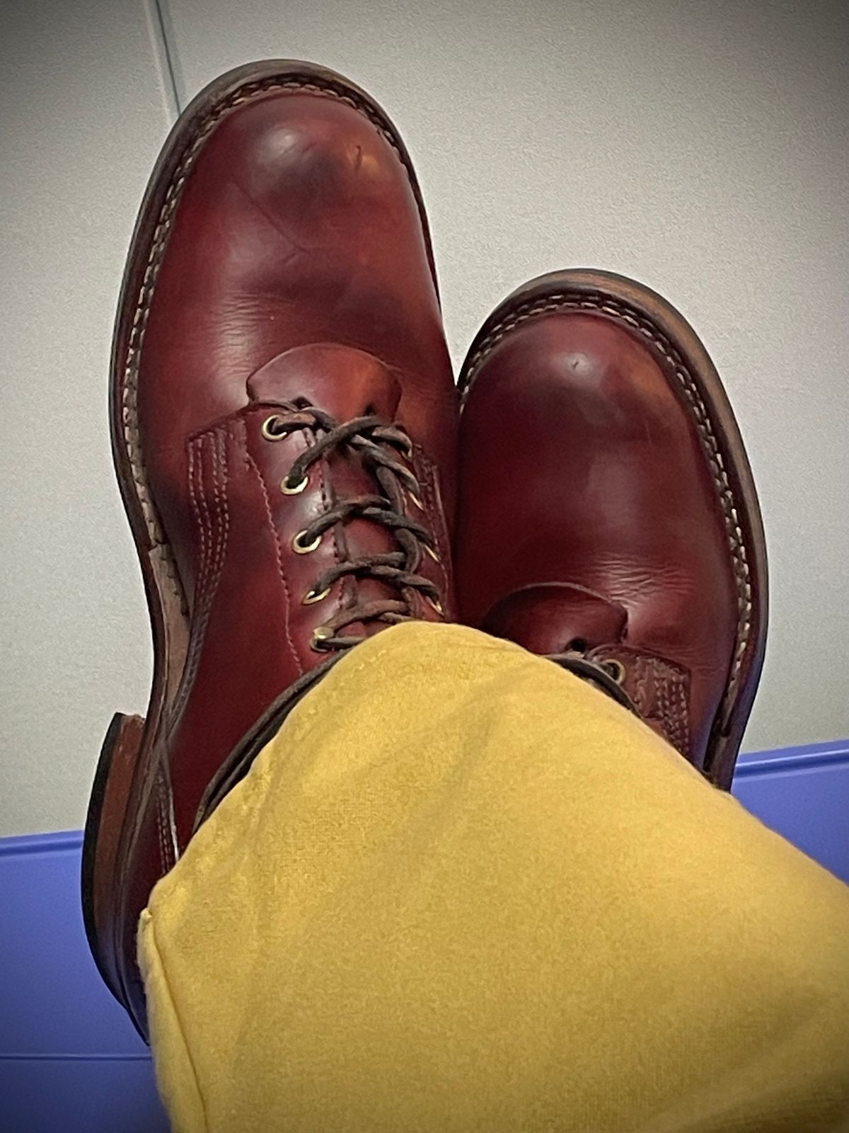 Photo by Nuc on April 2, 2026 of the Nicks MTO in Wickett & Craig Crimson Double Stuffed.