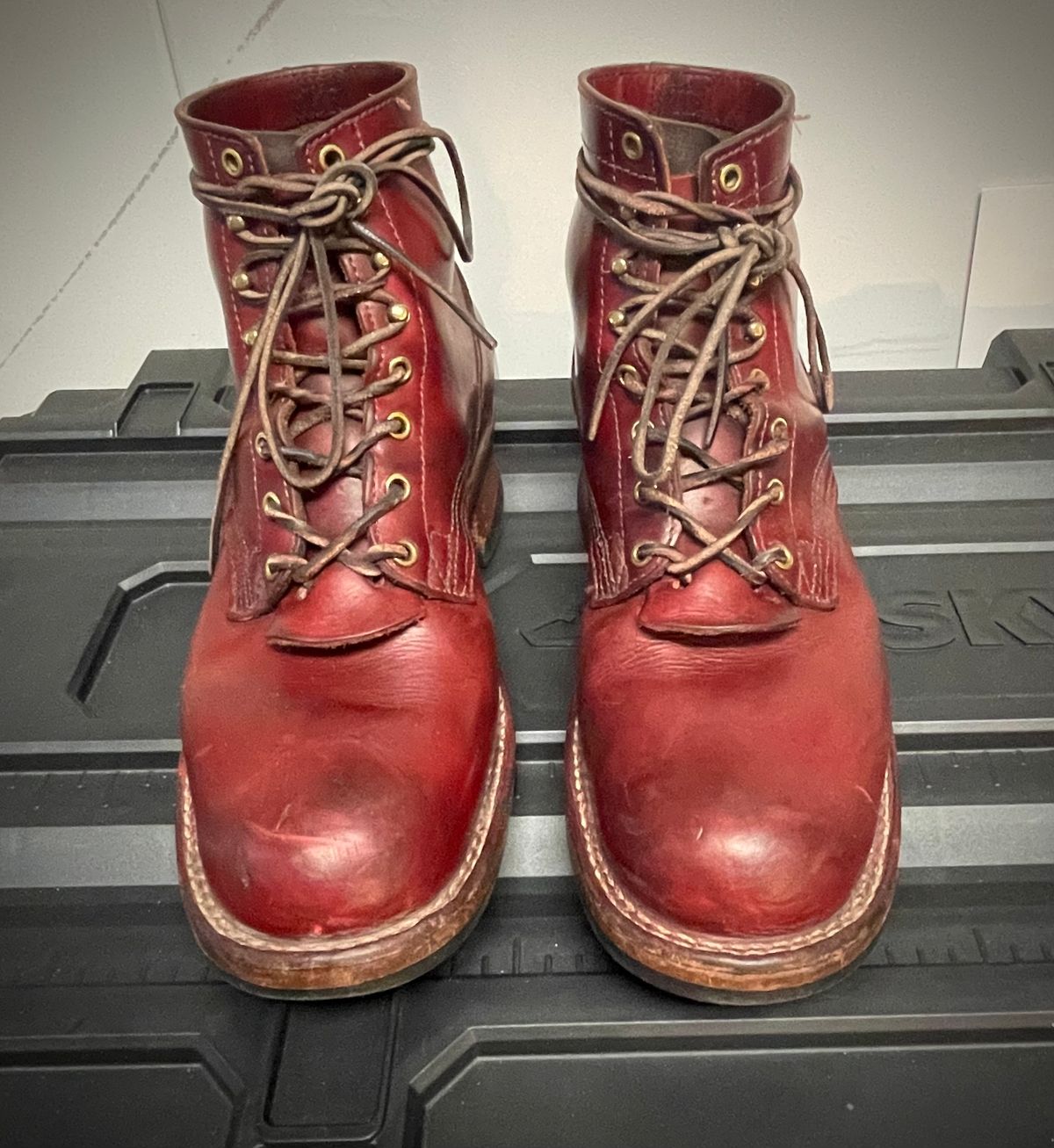 Photo by Nuc on April 3, 2026 of the Nicks MTO in Wickett & Craig Crimson Double Stuffed.