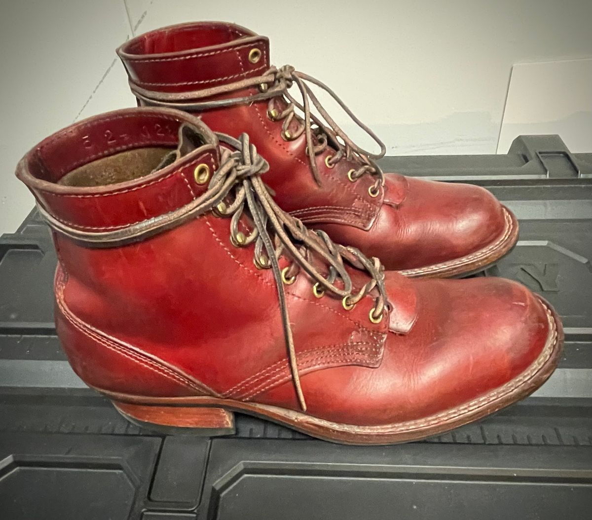 Photo by Nuc on April 3, 2026 of the Nicks MTO in Wickett & Craig Crimson Double Stuffed.