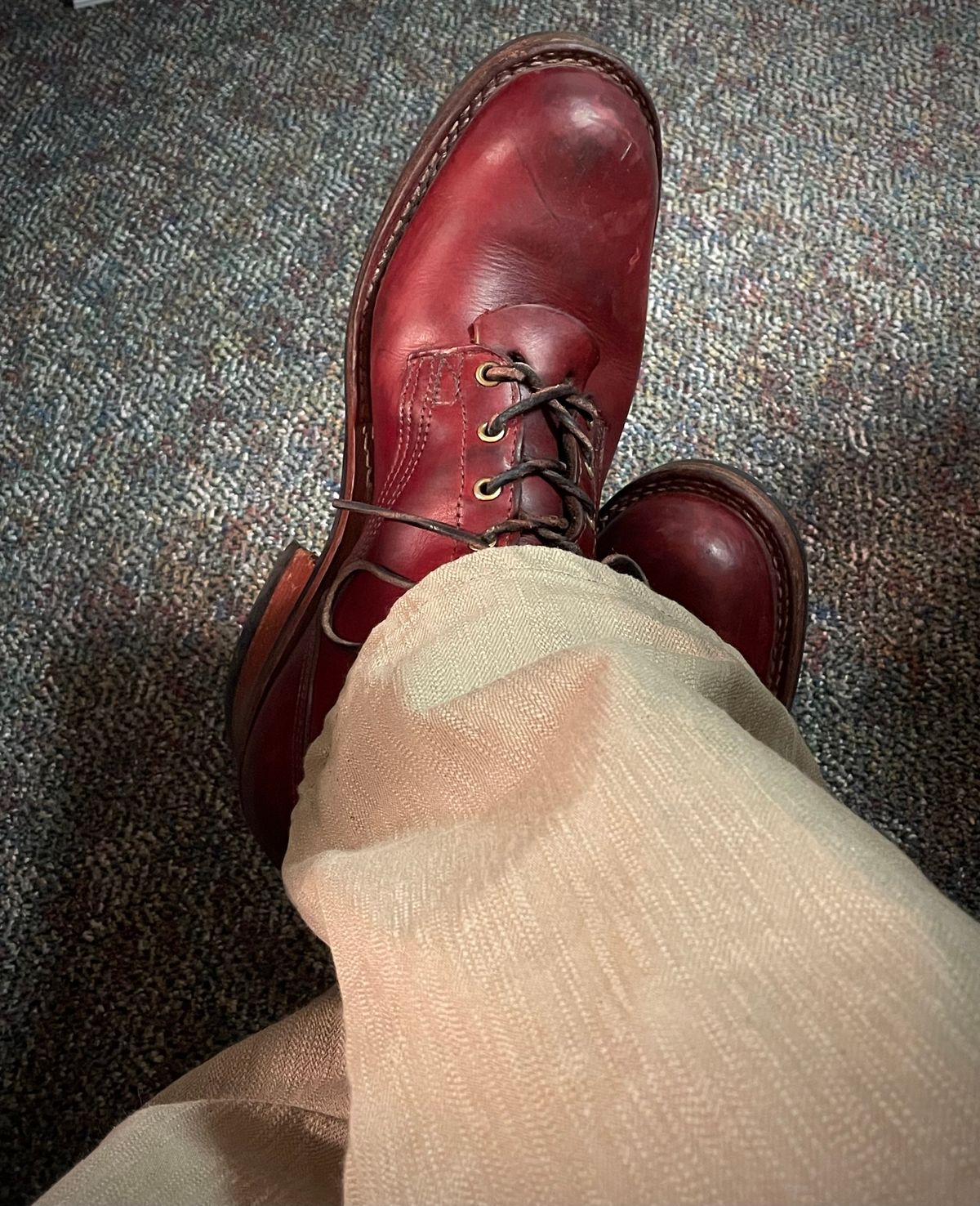 Photo by Nuc on April 11, 2026 of the Nicks MTO in Wickett & Craig Crimson Double Stuffed.