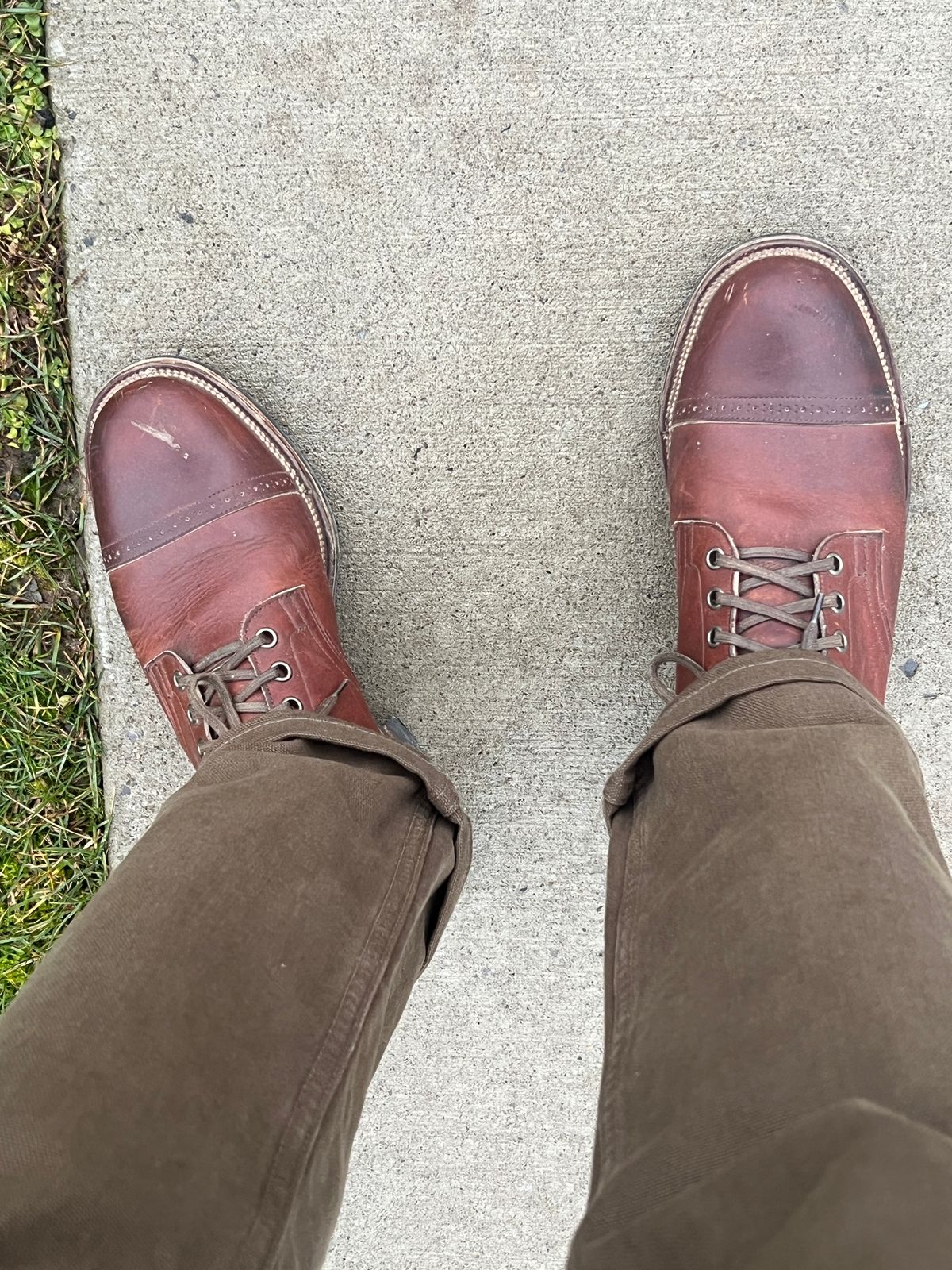 Photo by stuntman on February 1, 2024 of the Viberg Service Boot in Horween Saddle Tan Chromepak.