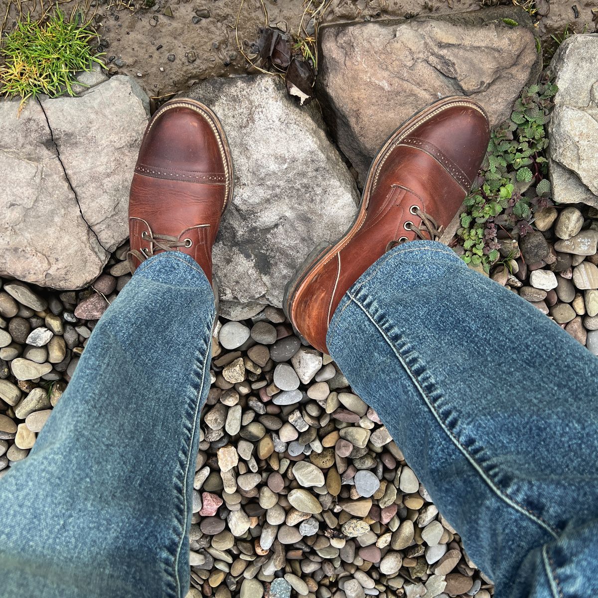Photo by stuntman on April 5, 2024 of the Viberg Service Boot in Horween Saddle Tan Chromepak.