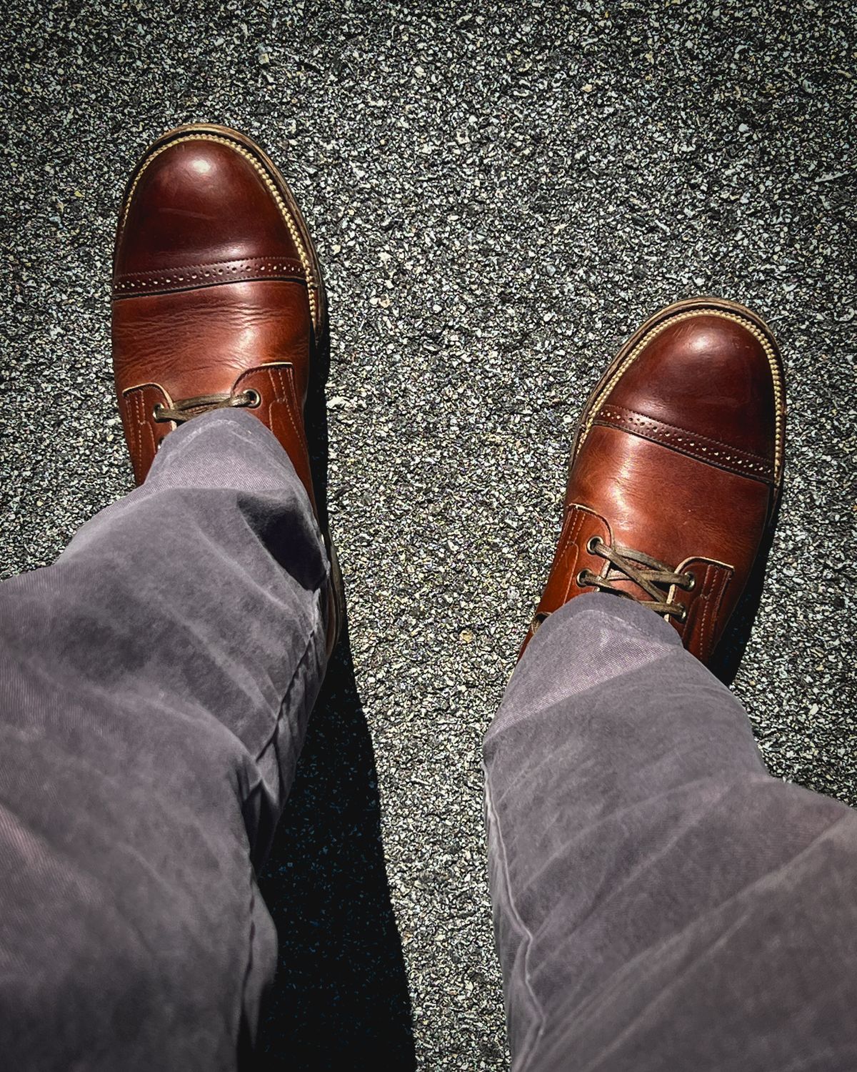 Photo by stuntman on October 8, 2024 of the Viberg Service Boot in Horween Saddle Tan Chromepak.