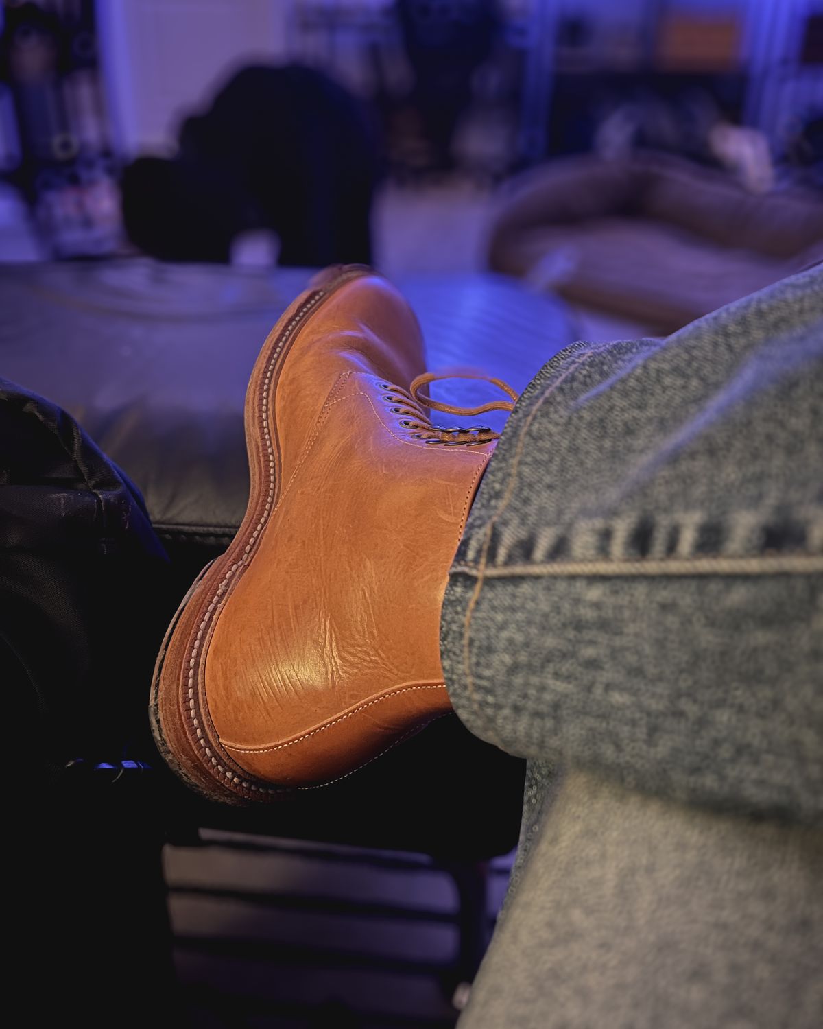 Photo by stuntman on April 19, 2024 of the Grant Stone Edward Boot in Badalassi Carlo Natural Minerva.