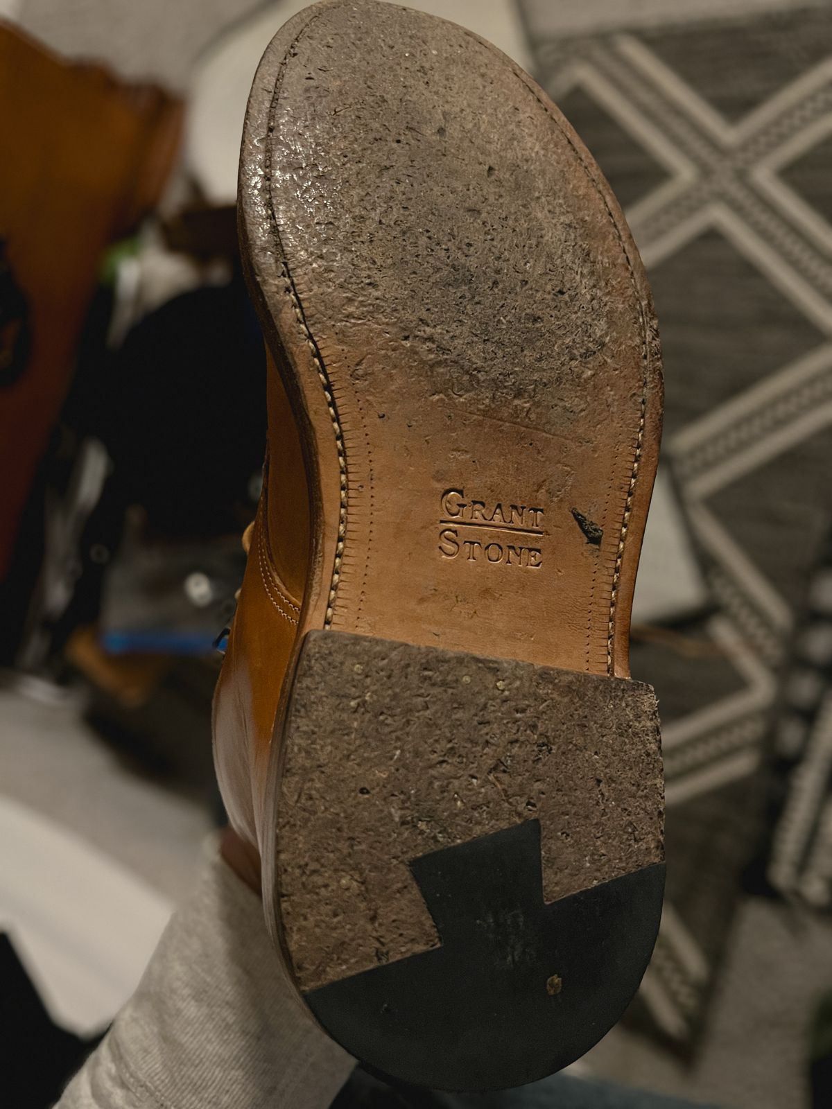 Photo by stuntman on April 19, 2024 of the Grant Stone Edward Boot in Badalassi Carlo Natural Minerva.
