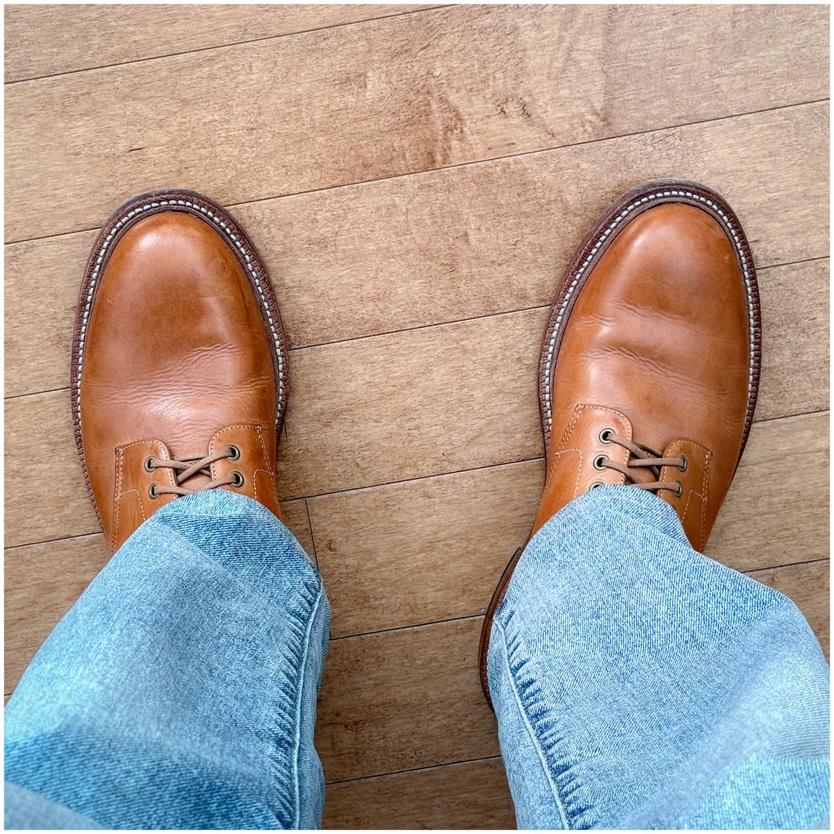 Photo by stuntman on October 29, 2025 of the Grant Stone Edward Boot in Badalassi Carlo Natural Minerva.