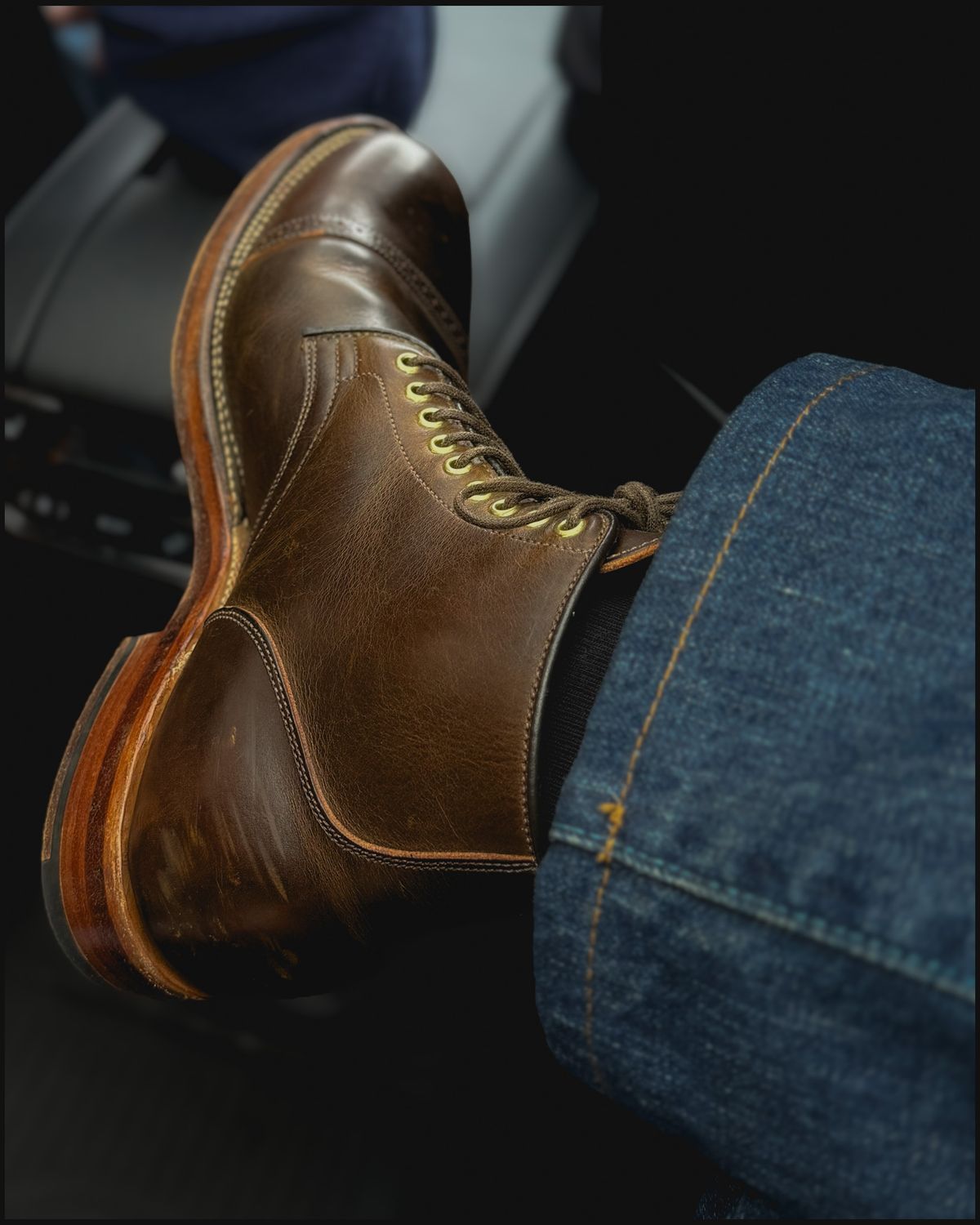 Photo by stuntman on October 25, 2025 of the Viberg Service Boot BCT in Gallun Caper Viking Calf.