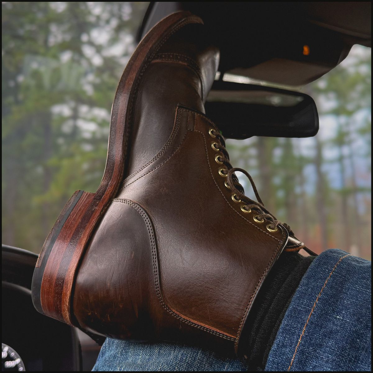 Photo by stuntman on November 13, 2025 of the Viberg Service Boot BCT in Gallun Caper Viking Calf.