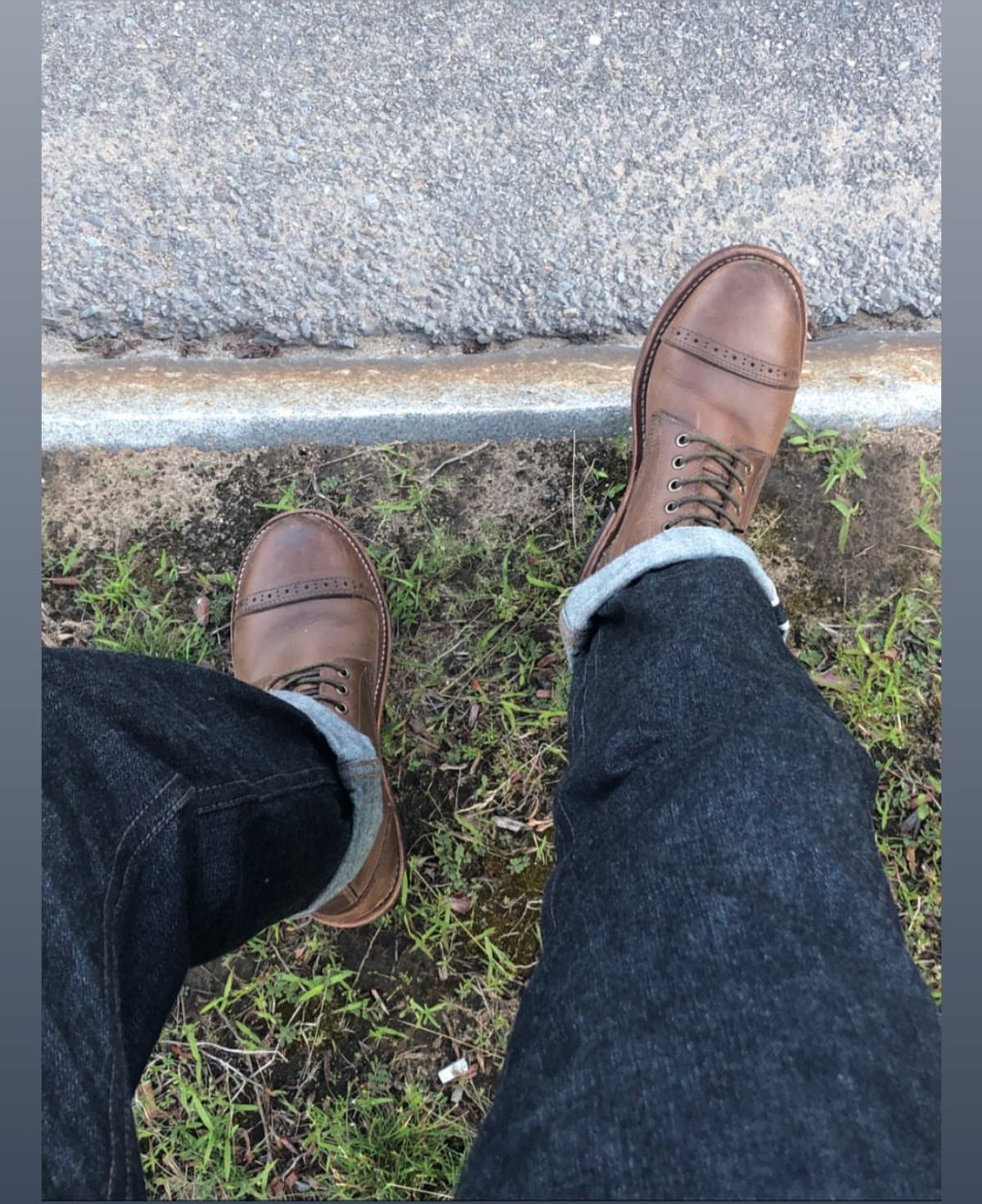 Photo by stuntman on July 28, 2019 of the Oak Street Bootmakers Trench Boot in Horween Natural Chromexcel.