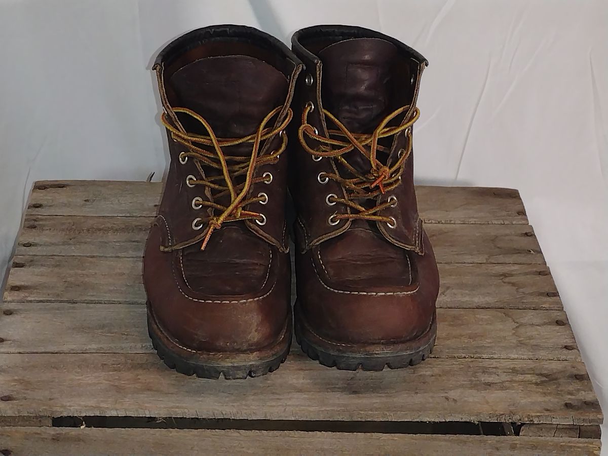 Photo by jcadamsdogtrainer on November 6, 2023 of the Red Wing Roughneck in S.B. Foot Briar Oil Slick.